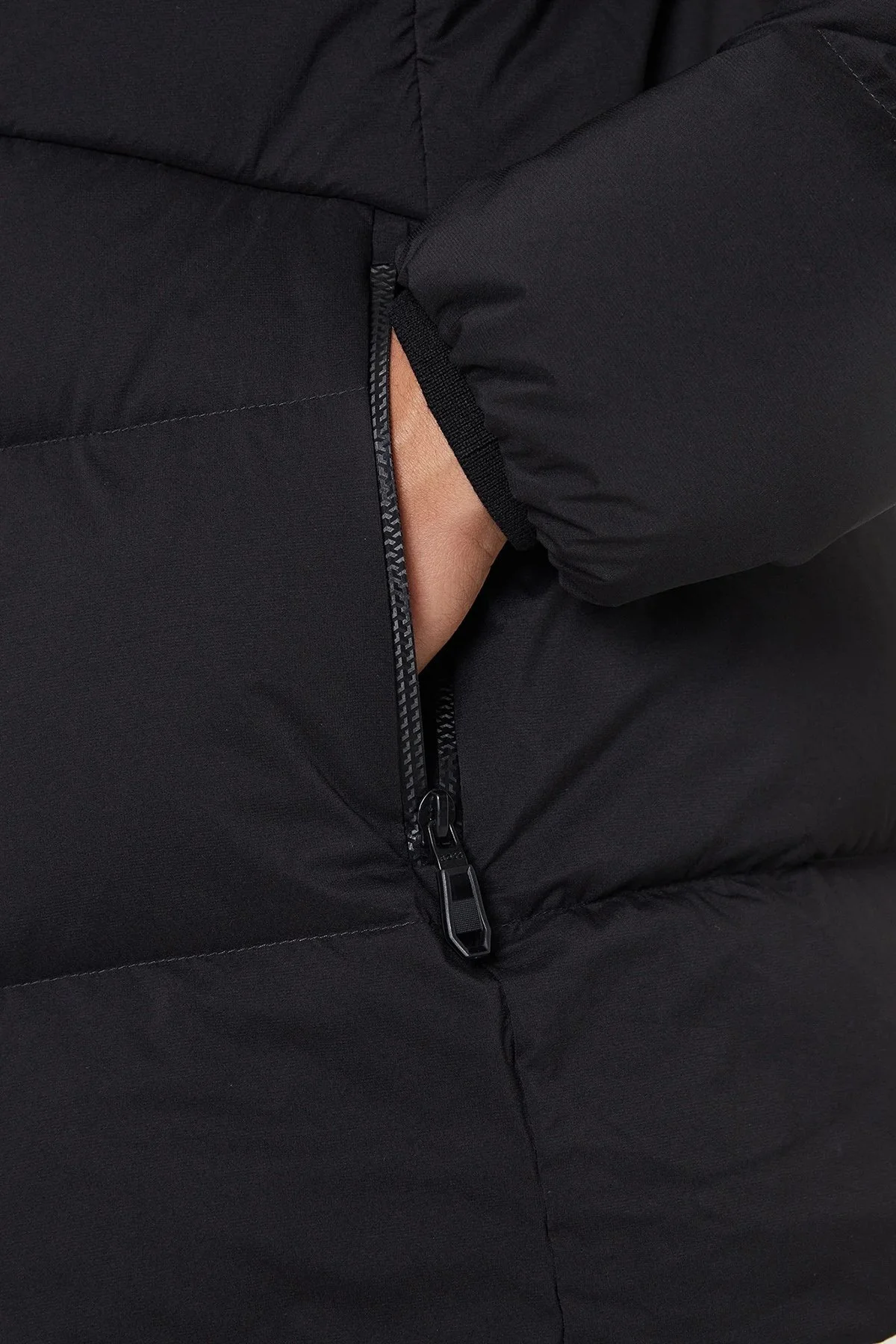 Boss Green Su İtici Kapitoneli Regular Fit Kapüşonlu Yaka Astarlı Erkek Parka 50543963 001 SİYAH - 6