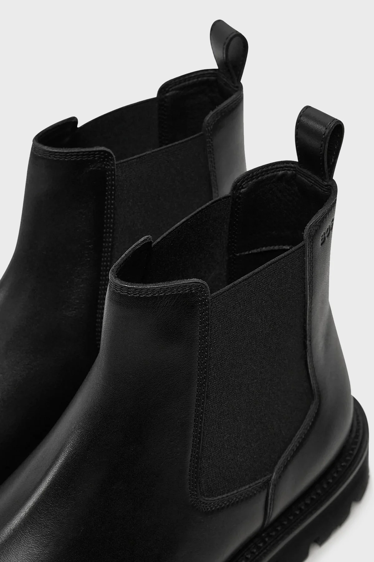 Boss Hakiki Deri Bilekli Erkek Bot 50529269 001 SİYAH - 4