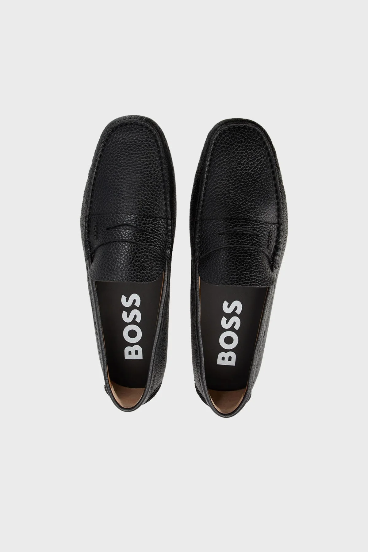 Boss Hakiki Deri Erkek Ayakkabı 50492770 001 SİYAH - 5