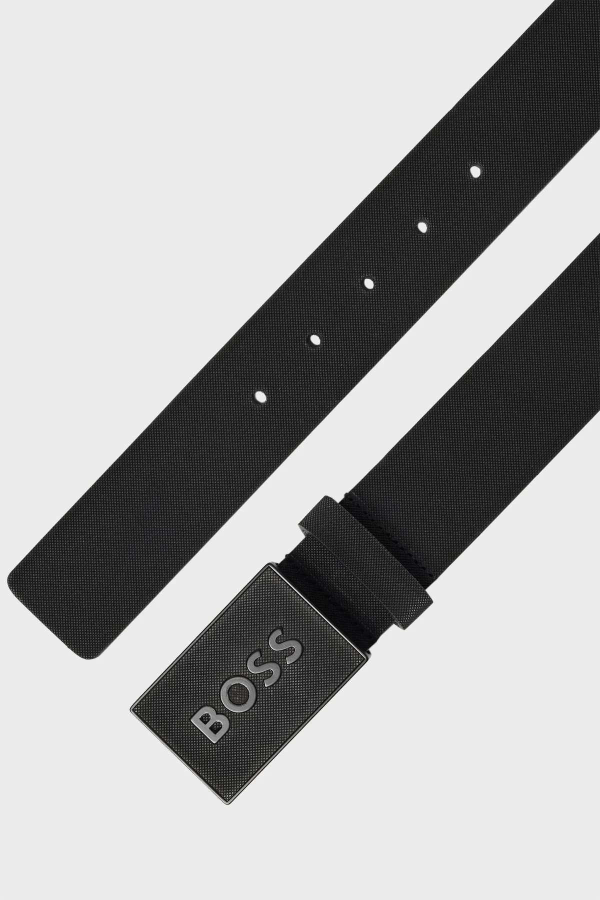 Boss Hakiki Deri Erkek Kemer 50471333 001 SİYAH - 2