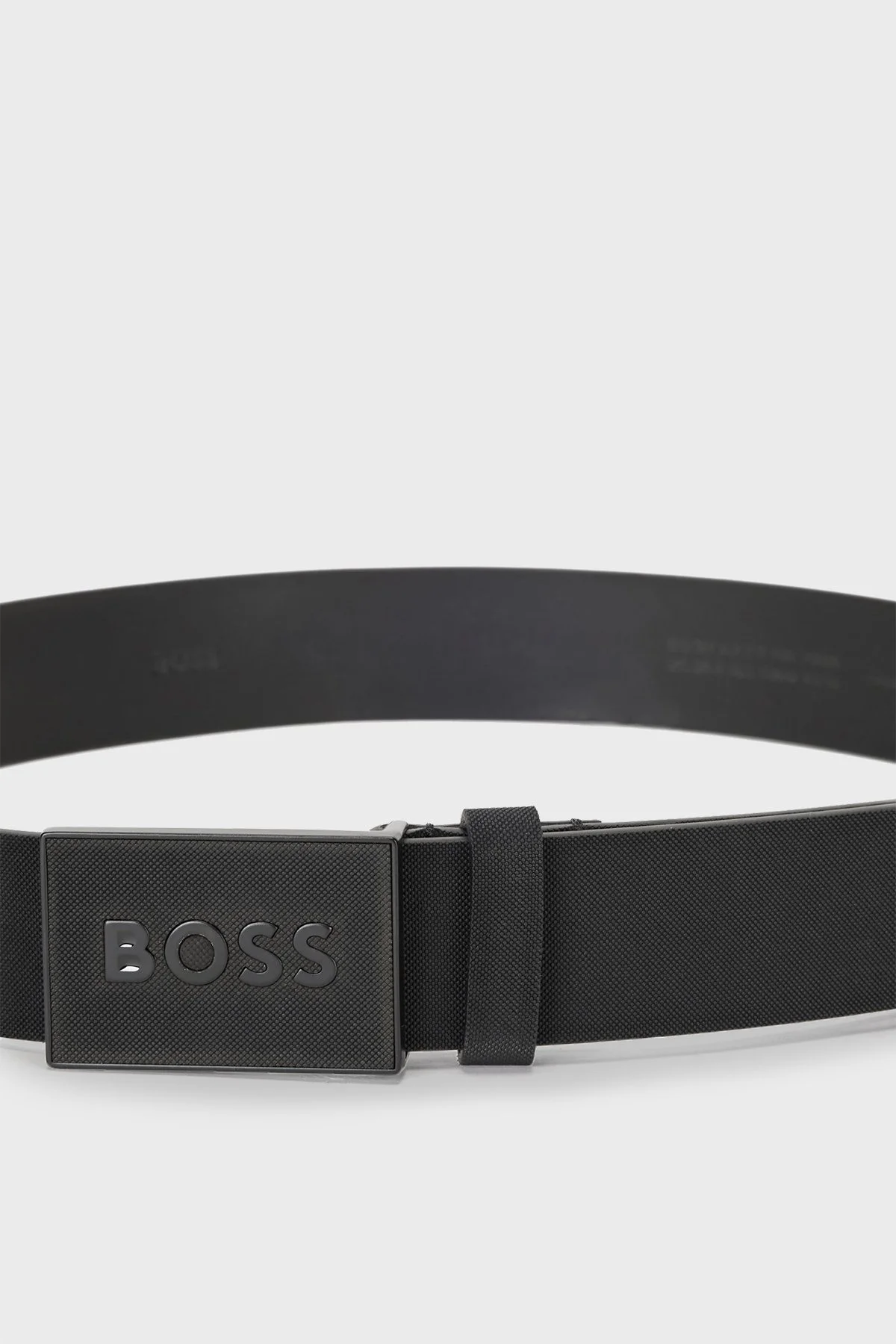 Boss Hakiki Deri Erkek Kemer 50471333 001 SİYAH - 4