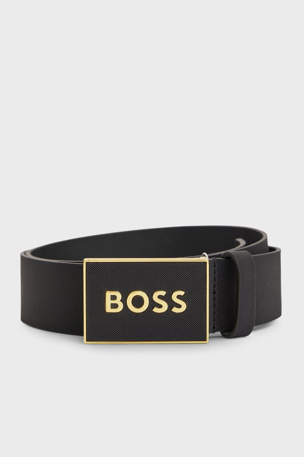 Boss Hakiki Deri Erkek Kemer 50471333 002 SİYAH - 1