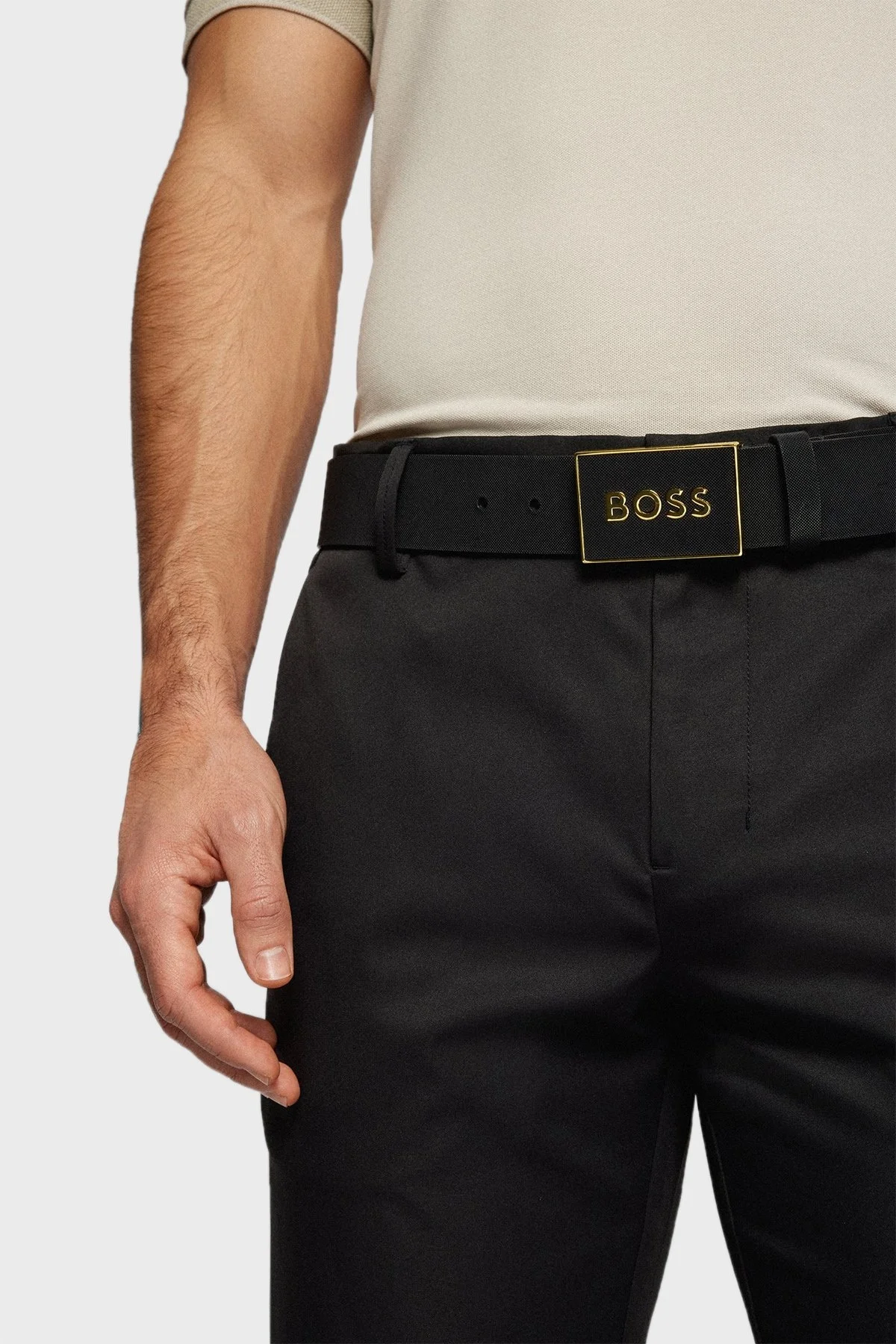 Boss Hakiki Deri Erkek Kemer 50471333 002 SİYAH - 2