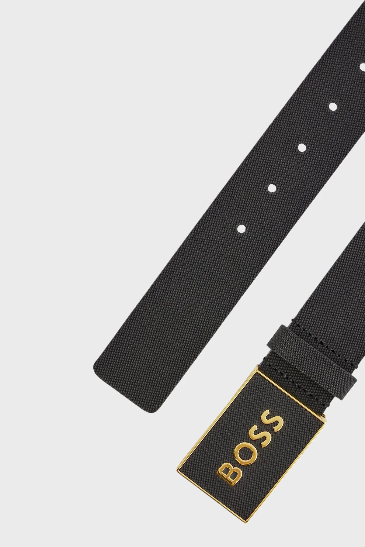 Boss Hakiki Deri Erkek Kemer 50471333 002 SİYAH - 3