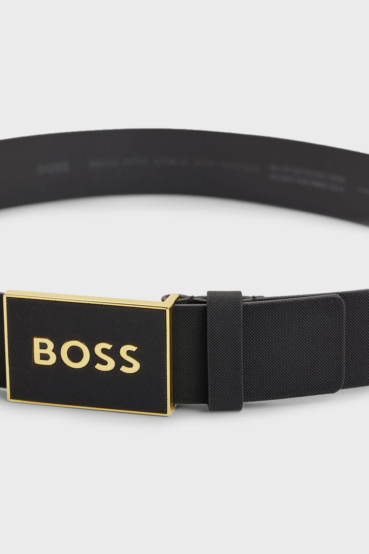 Boss Hakiki Deri Erkek Kemer 50471333 002 SİYAH - 4