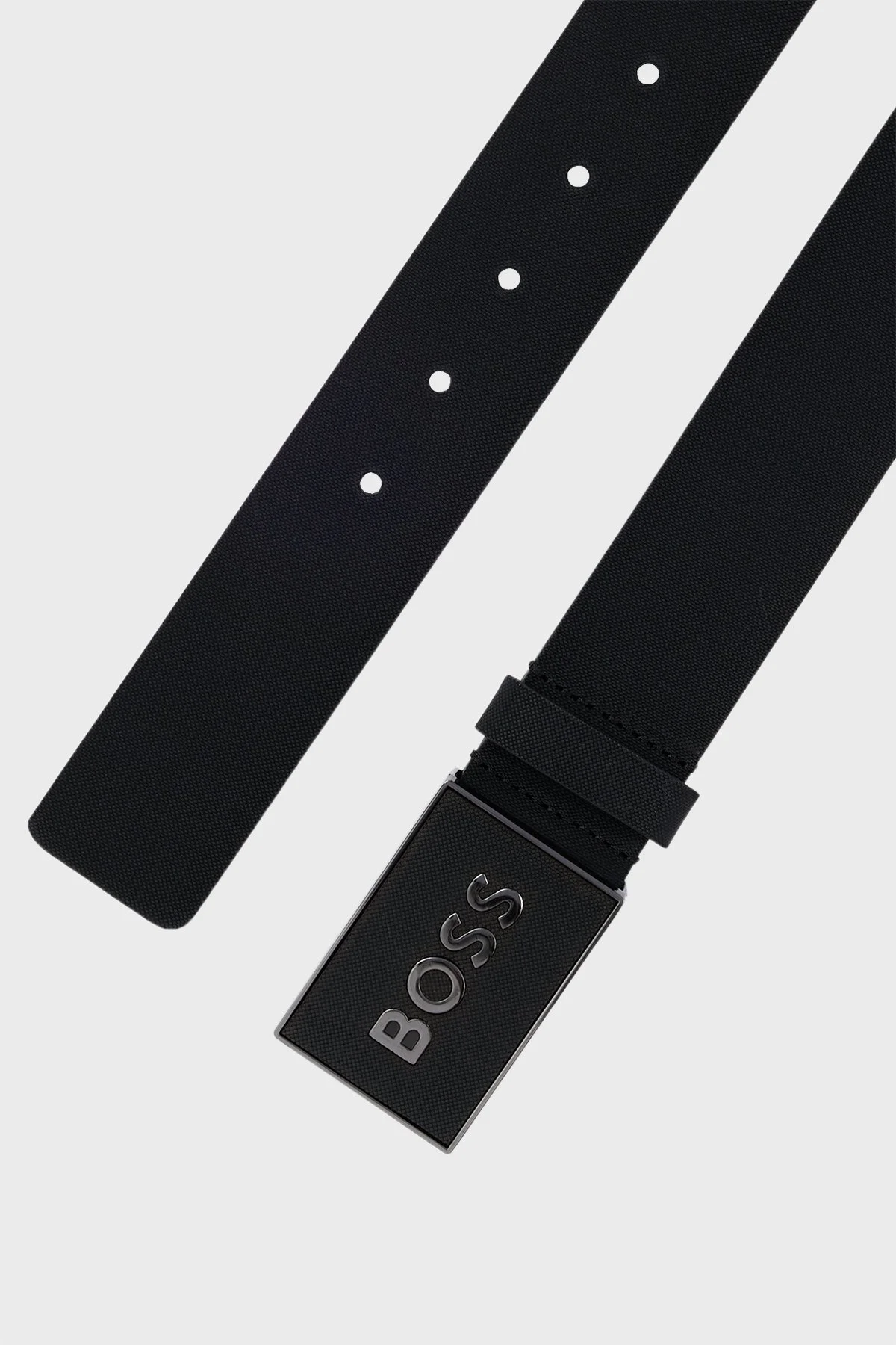 Boss Hakiki Deri Erkek Kemer 50471333 003 SİYAH - 4