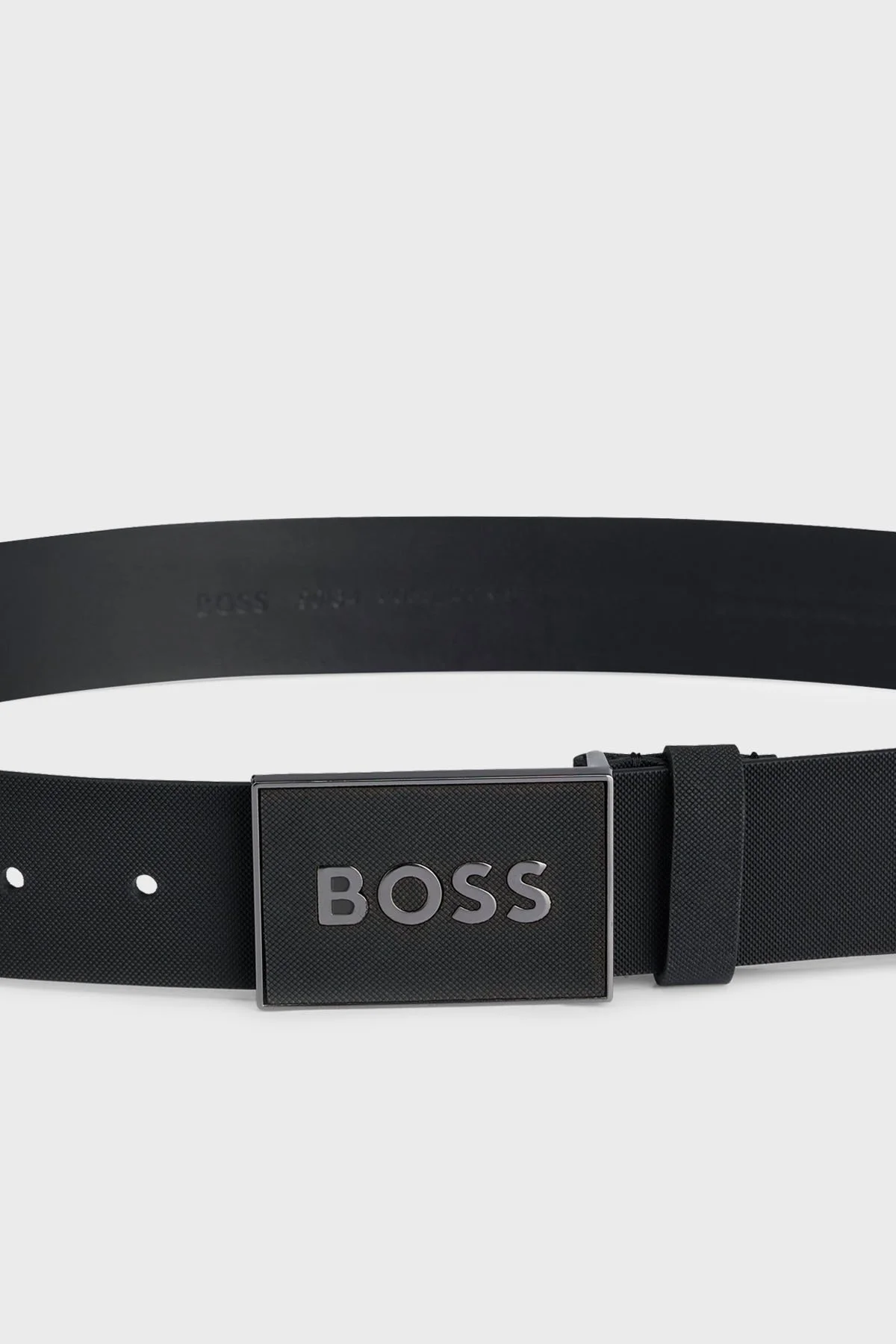 Boss Hakiki Deri Erkek Kemer 50471333 003 SİYAH - 5