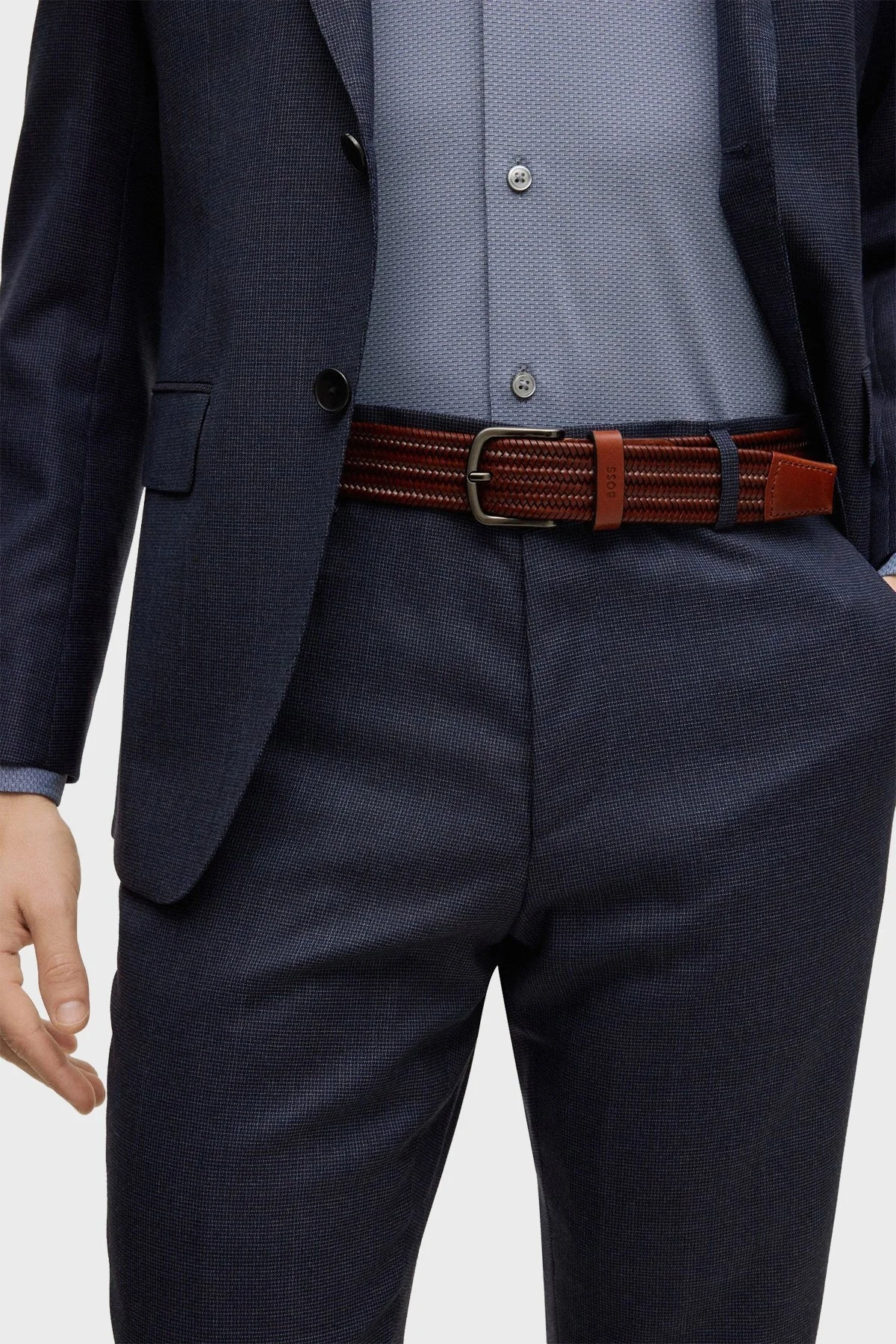 Boss Hakiki Deri Erkek Kemer 50487001 214 KAHVE - 2