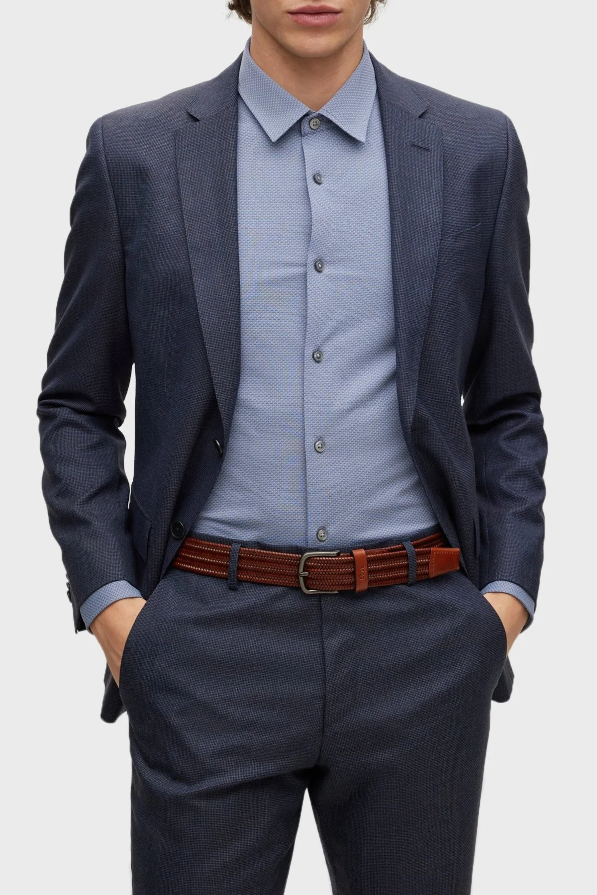 Boss Hakiki Deri Erkek Kemer 50487001 214 KAHVE - 3