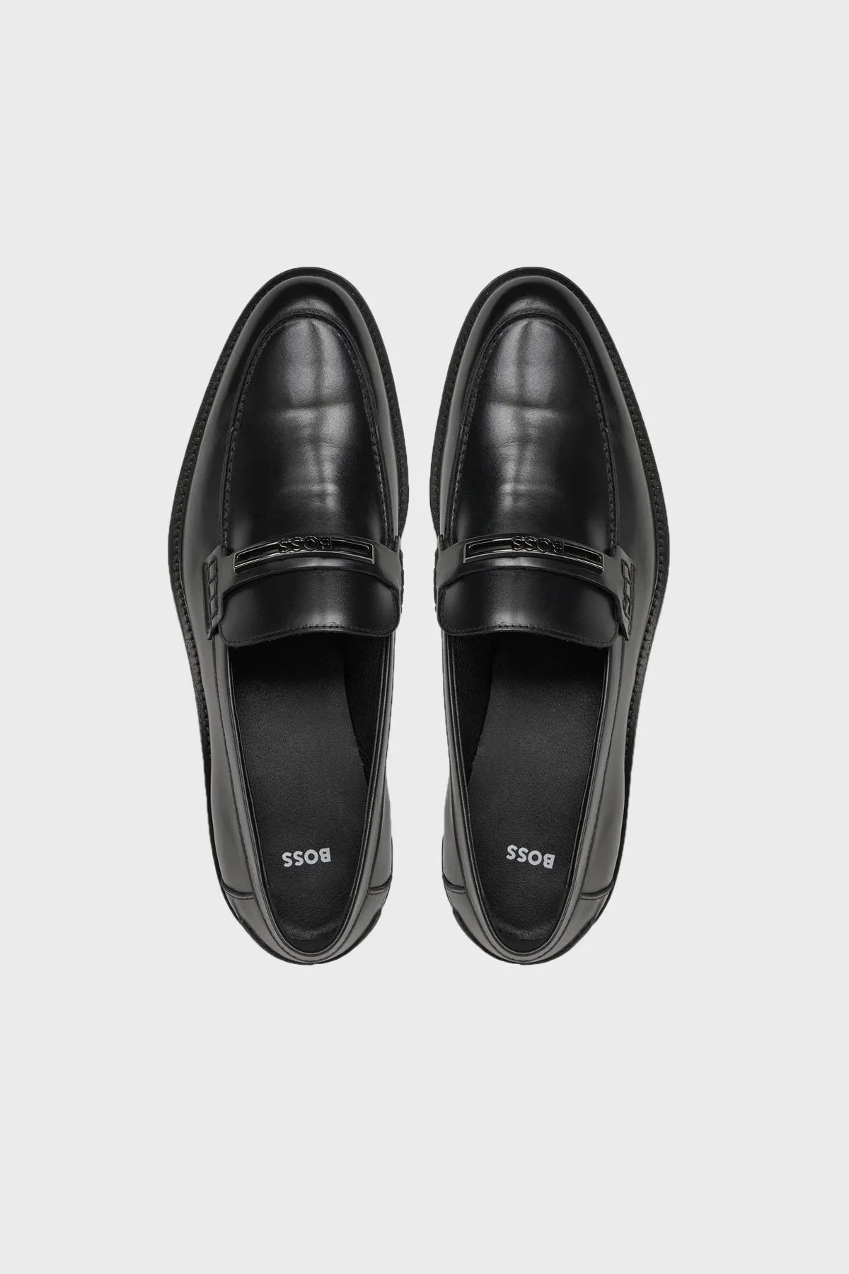 Boss Hakiki Deri Loafer Erkek Ayakkabı 50512661 001 SİYAH - 5