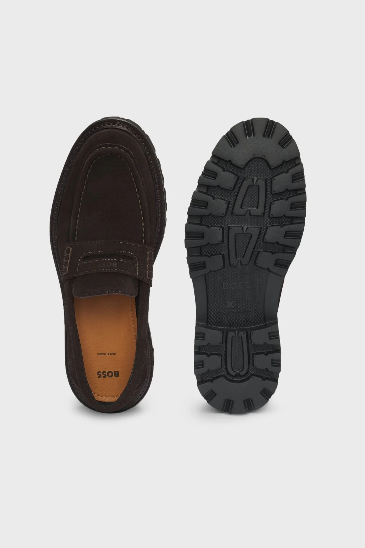 Boss Hakiki Deri Loafer Erkek Ayakkabı 50523080 201 KAHVE - 7