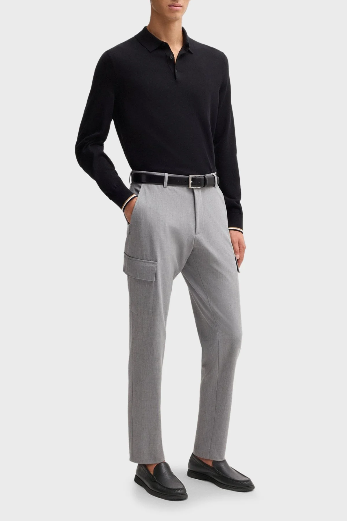 Boss Hakiki Deri Loafer Erkek Ayakkabı 50536173 005 SİYAH - 2