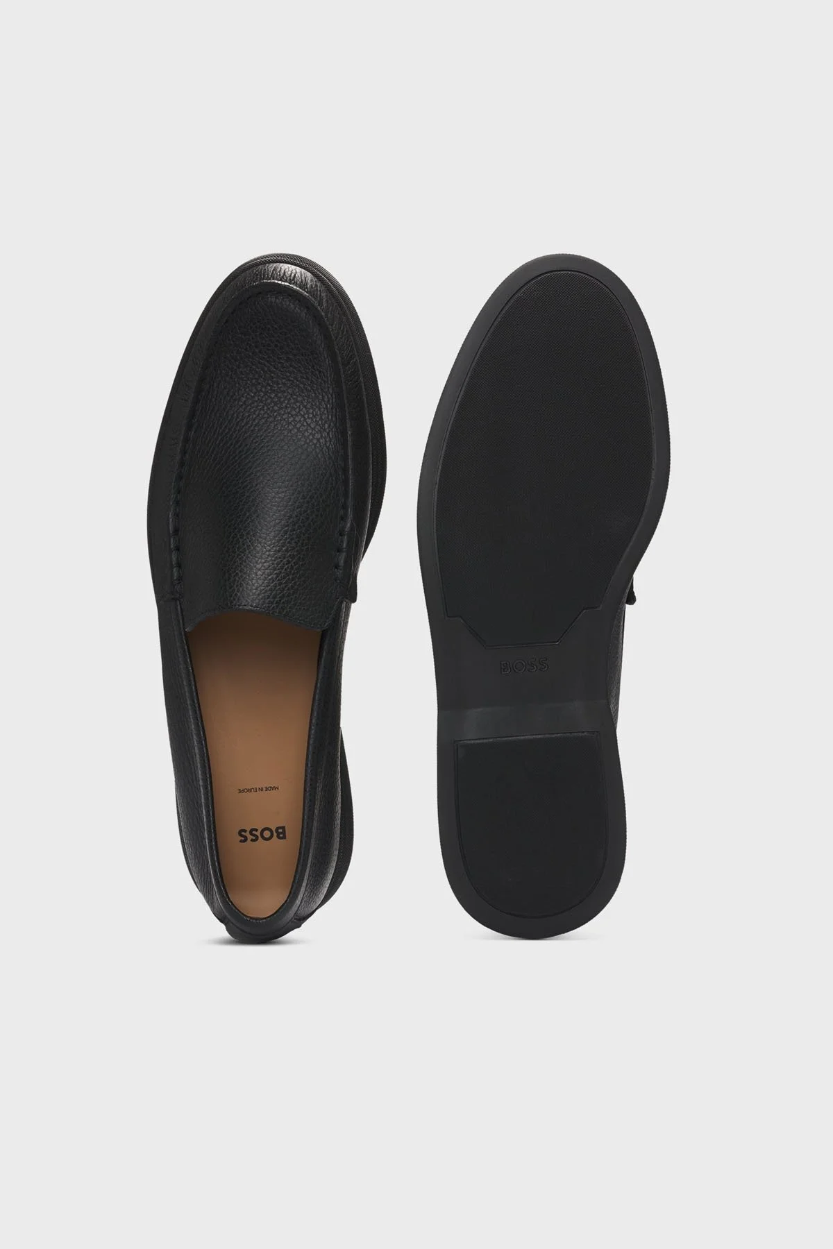 Boss Hakiki Deri Loafer Erkek Ayakkabı 50536173 005 SİYAH - 4