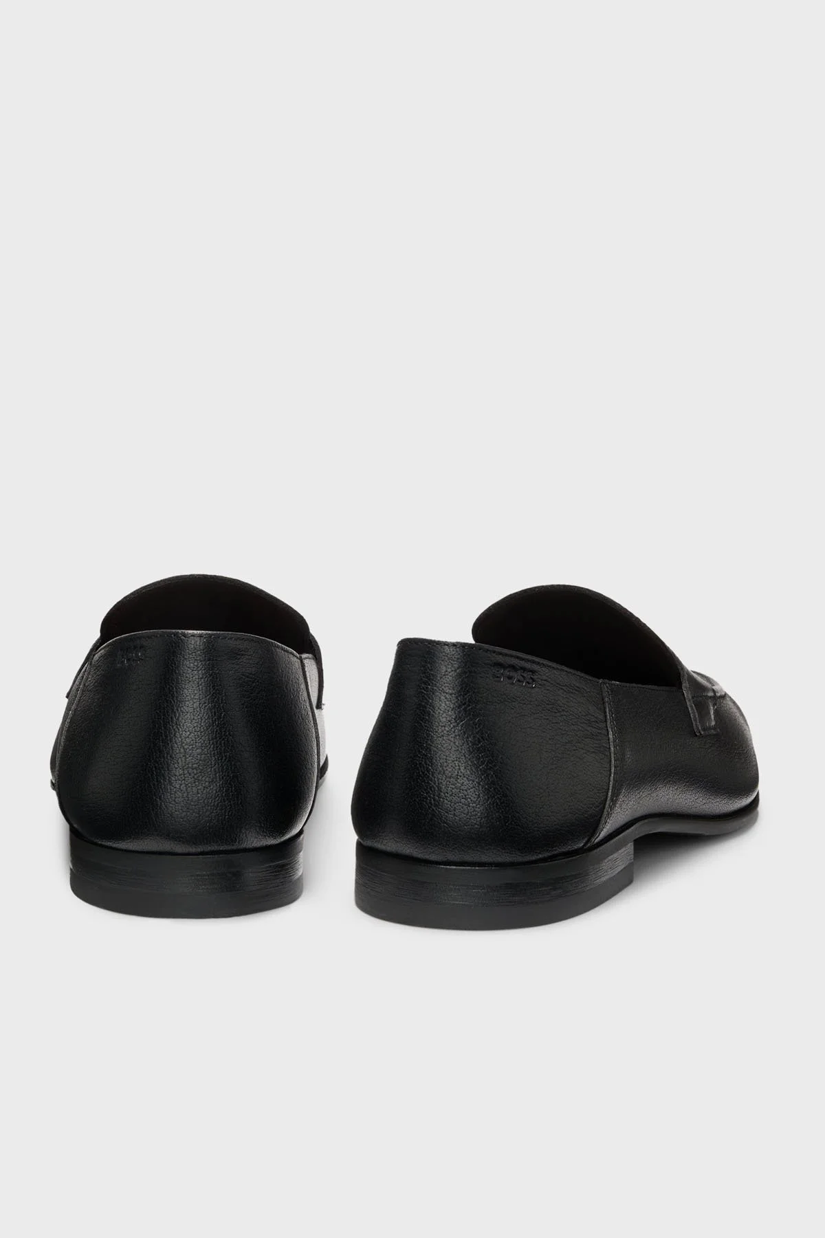 Boss Hakiki Deri Loafer Erkek Ayakkabı 50548074 001 SİYAH - 4