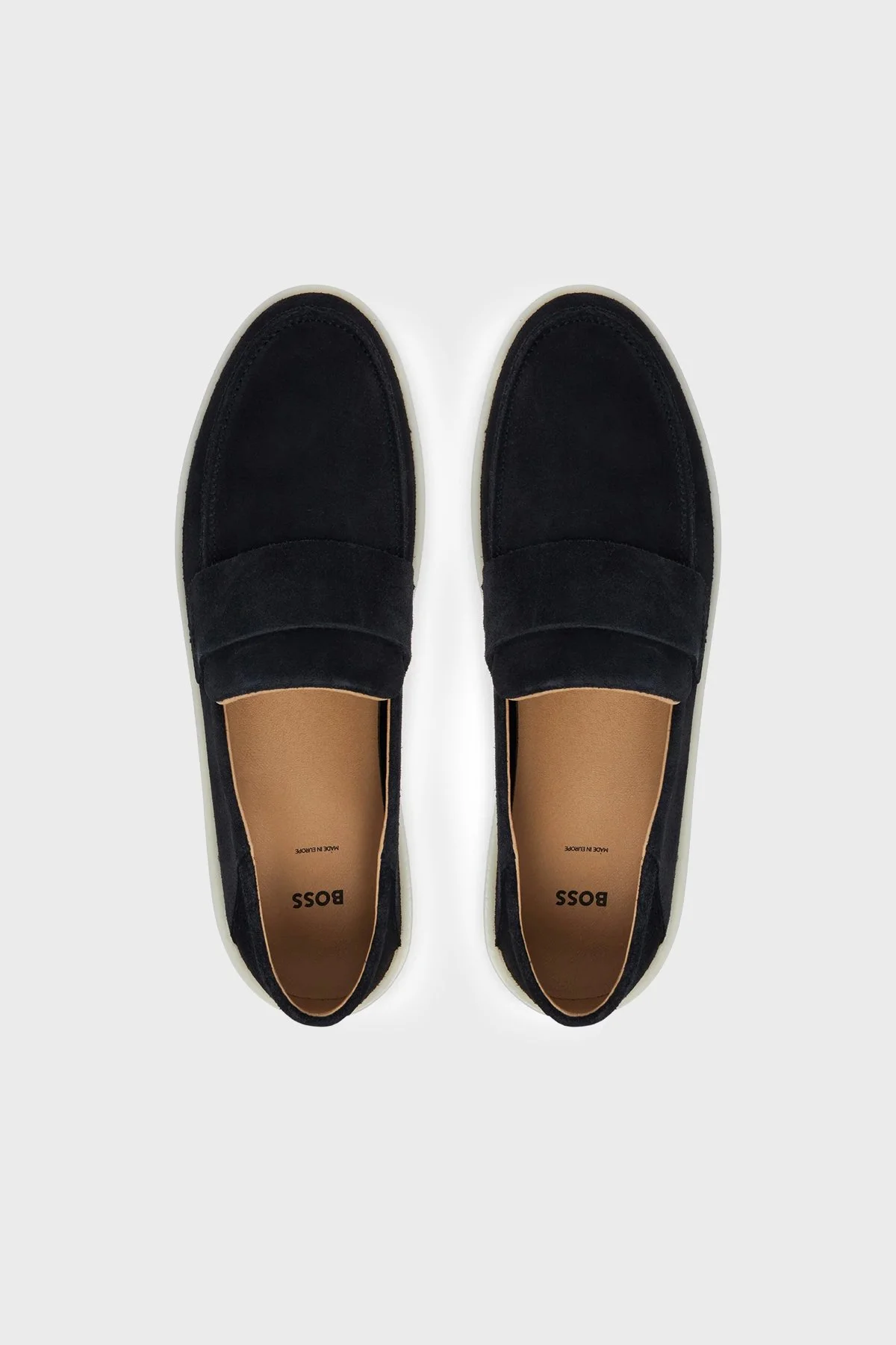 Boss Hakiki Deri Loafer Erkek Ayakkabı 50557699 401 LACİVERT - 5