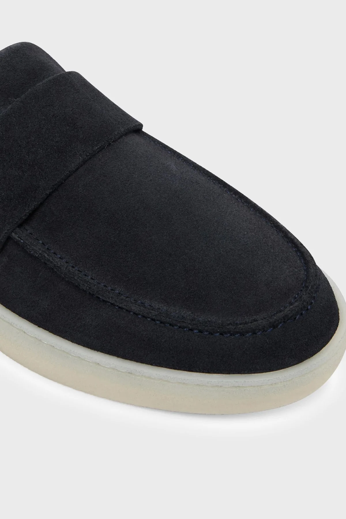 Boss Hakiki Deri Loafer Erkek Ayakkabı 50557699 401 LACİVERT - 6