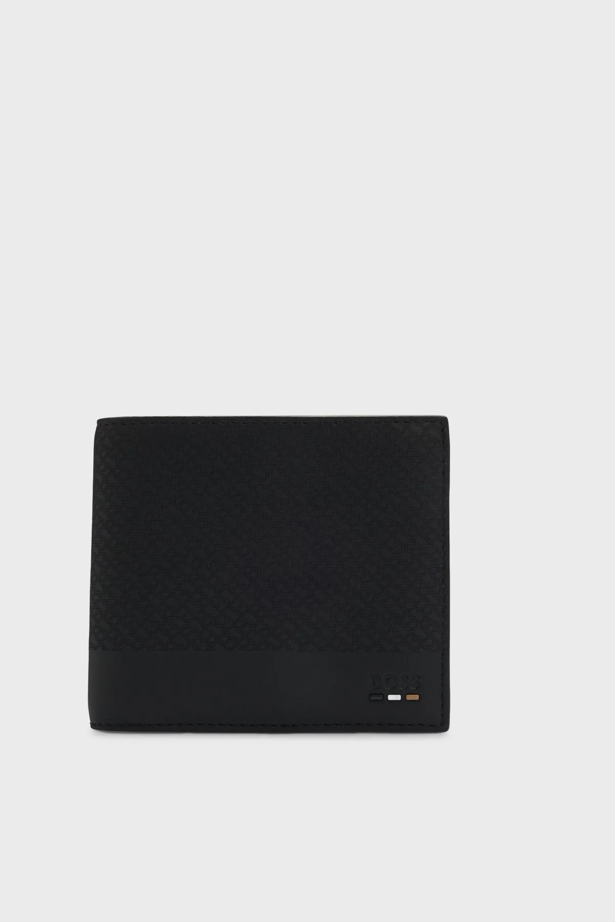 Boss Hakiki Deri Logolu Erkek Cüzdan 50563665 002 SİYAH - 1