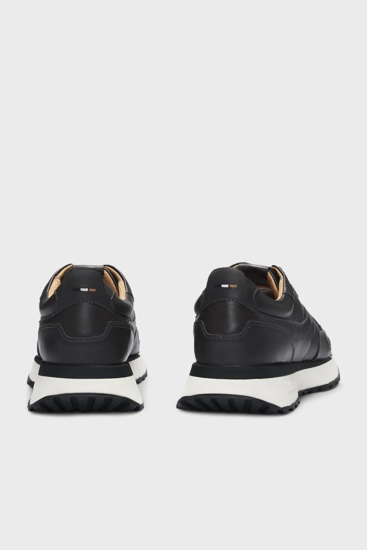 Boss Hakiki Deri Logolu Kalın Tabanlı Erkek Ayakkabı 50536486 021 ANTRASİT - 4