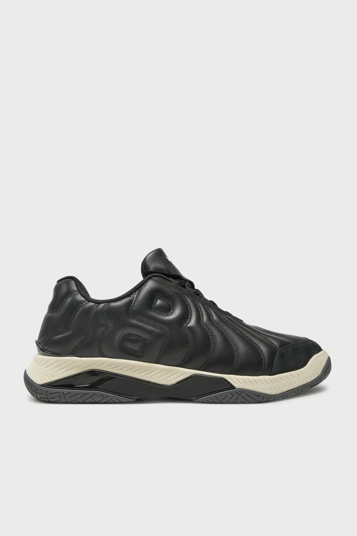 Boss Hakiki Deri Logolu Sneaker Erkek Ayakkabı 50523190 001 SİYAH - 1