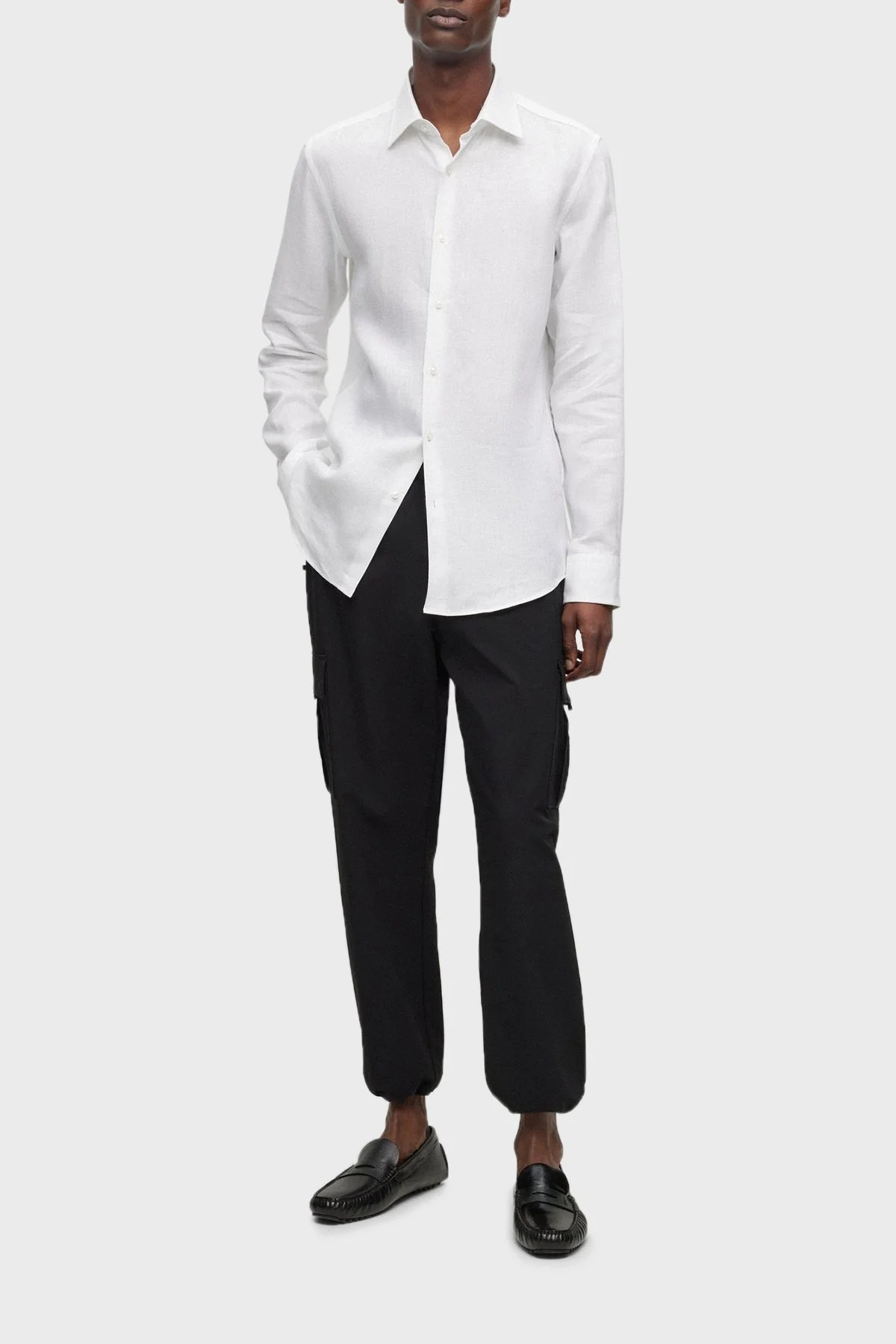 Boss Hakiki Deri Makosen Erkek Ayakkabı 50482751 001 SİYAH - 2