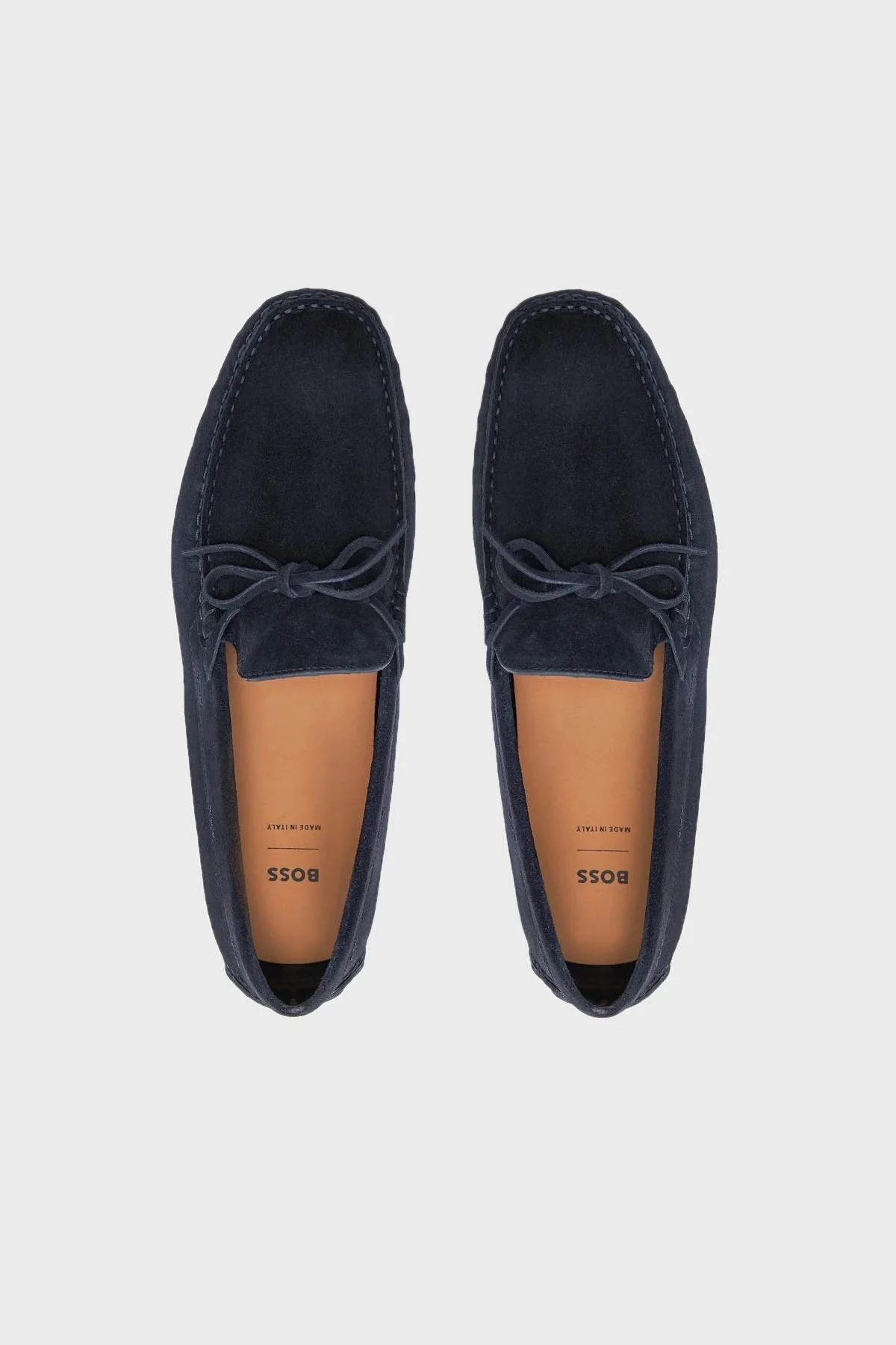 Boss Hakiki Deri Makosen Erkek Ayakkabı 50511044 401 LACİVERT - 5