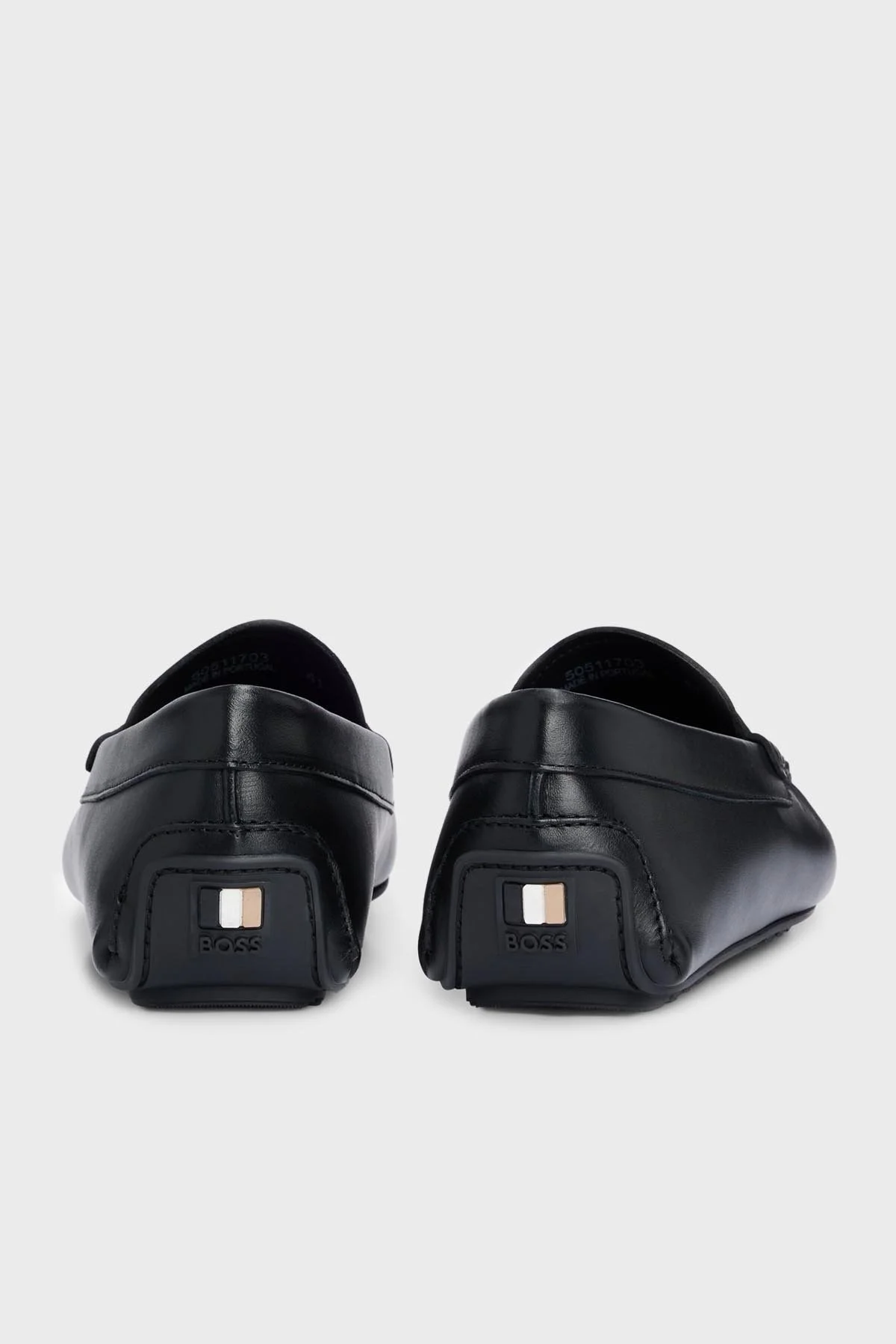 Boss Hakiki Deri Makosen Erkek Ayakkabı 50511703 001 SİYAH - 5