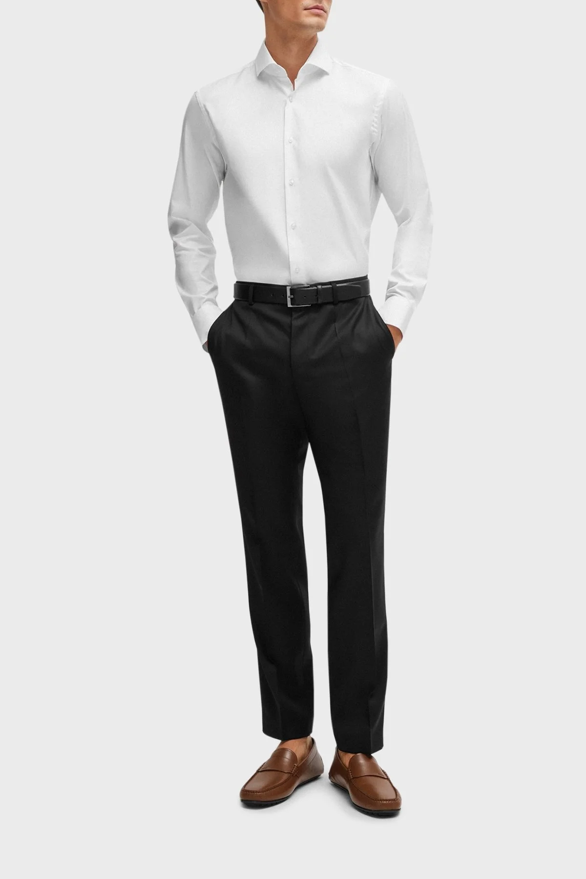 Boss Hakiki Deri Makosen Erkek Ayakkabı 50511703 210 KAHVE - 2