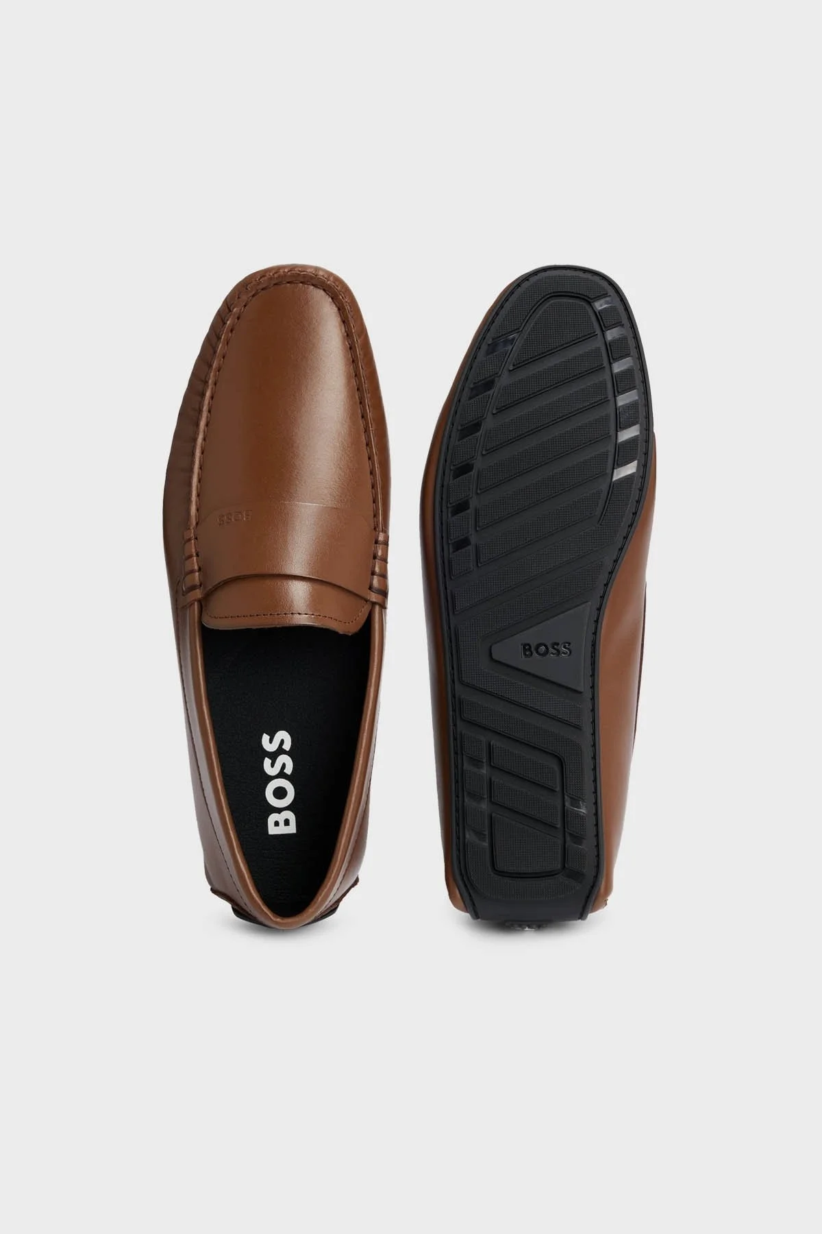 Boss Hakiki Deri Makosen Erkek Ayakkabı 50511703 210 KAHVE - 4