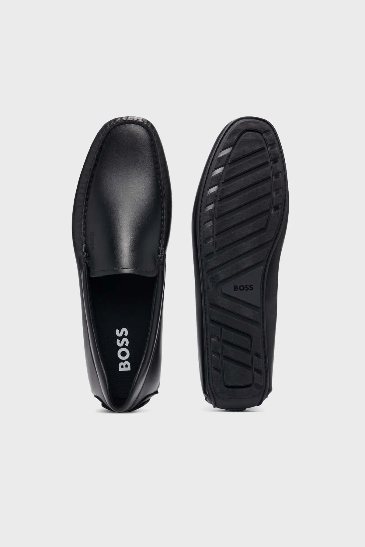 Boss Hakiki Deri Makosen Erkek Ayakkabı 50517134 001 SİYAH - 4