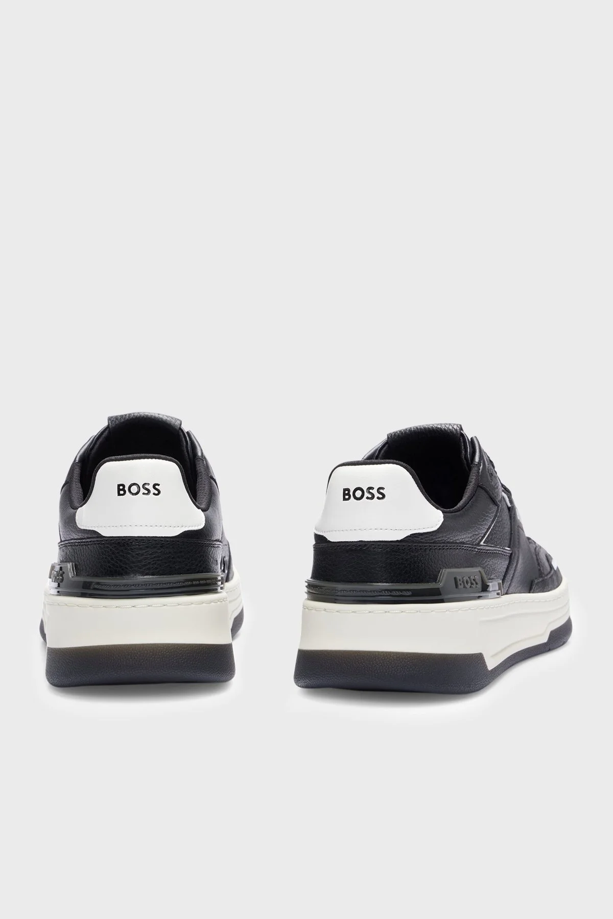 Boss Hakiki Deri Sneaker Erkek Ayakkabı 50498892 001 SİYAH - 4