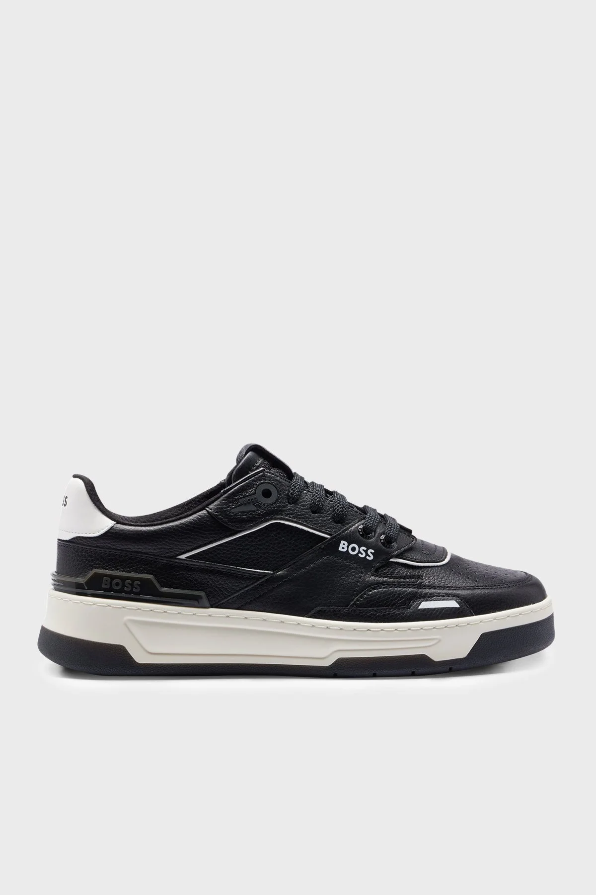 Boss Hakiki Deri Sneaker Erkek Ayakkabı 50498892 001 SİYAH - 1