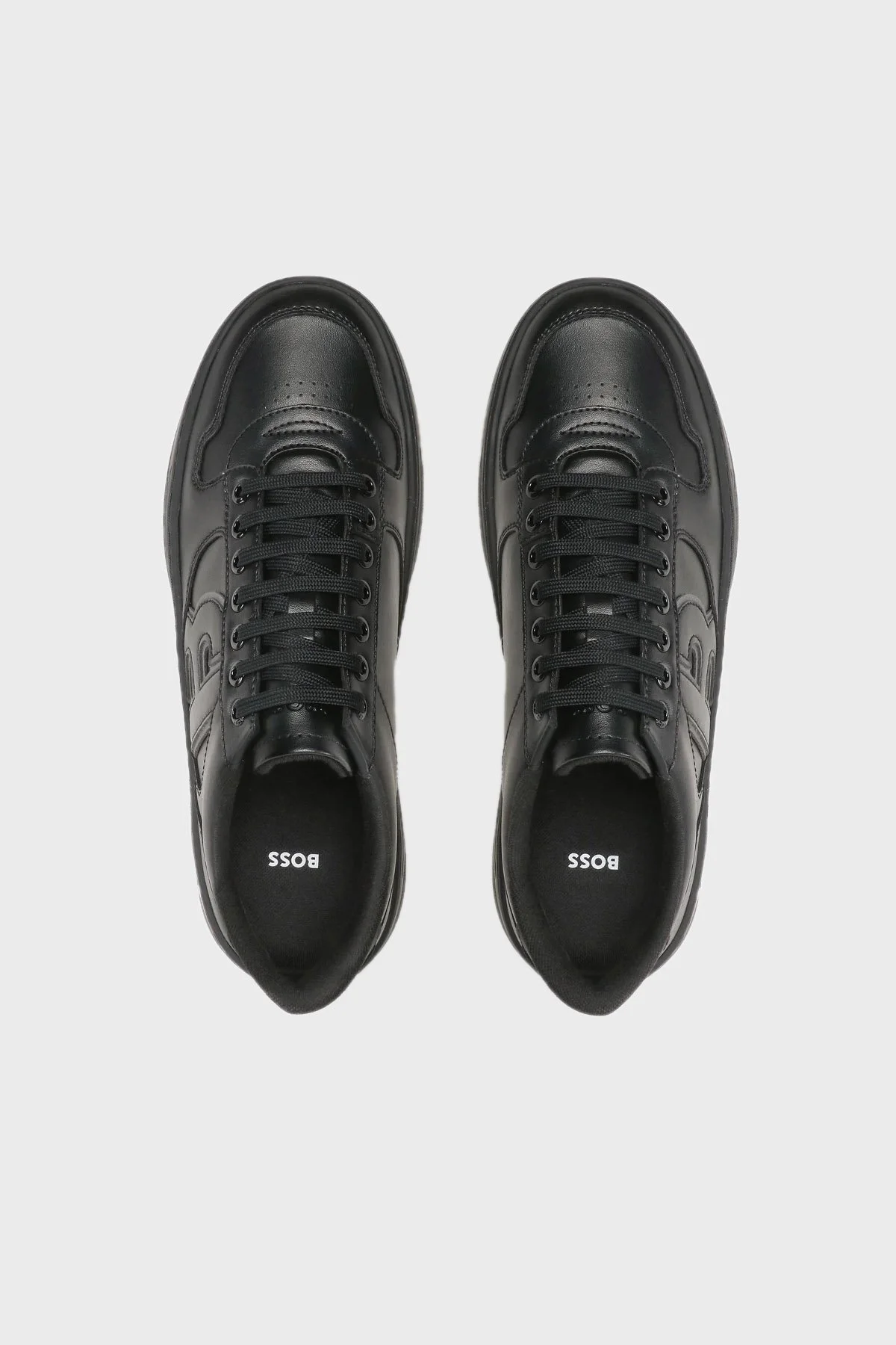Boss Hakiki Deri Sneaker Erkek Ayakkabı 50480153 005 SİYAH - 3