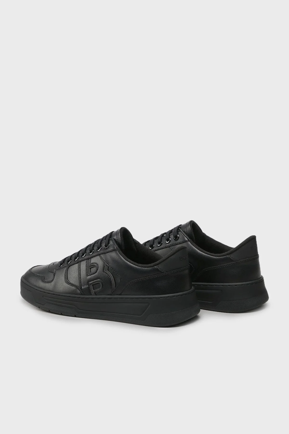 Boss Hakiki Deri Sneaker Erkek Ayakkabı 50480153 005 SİYAH - 5