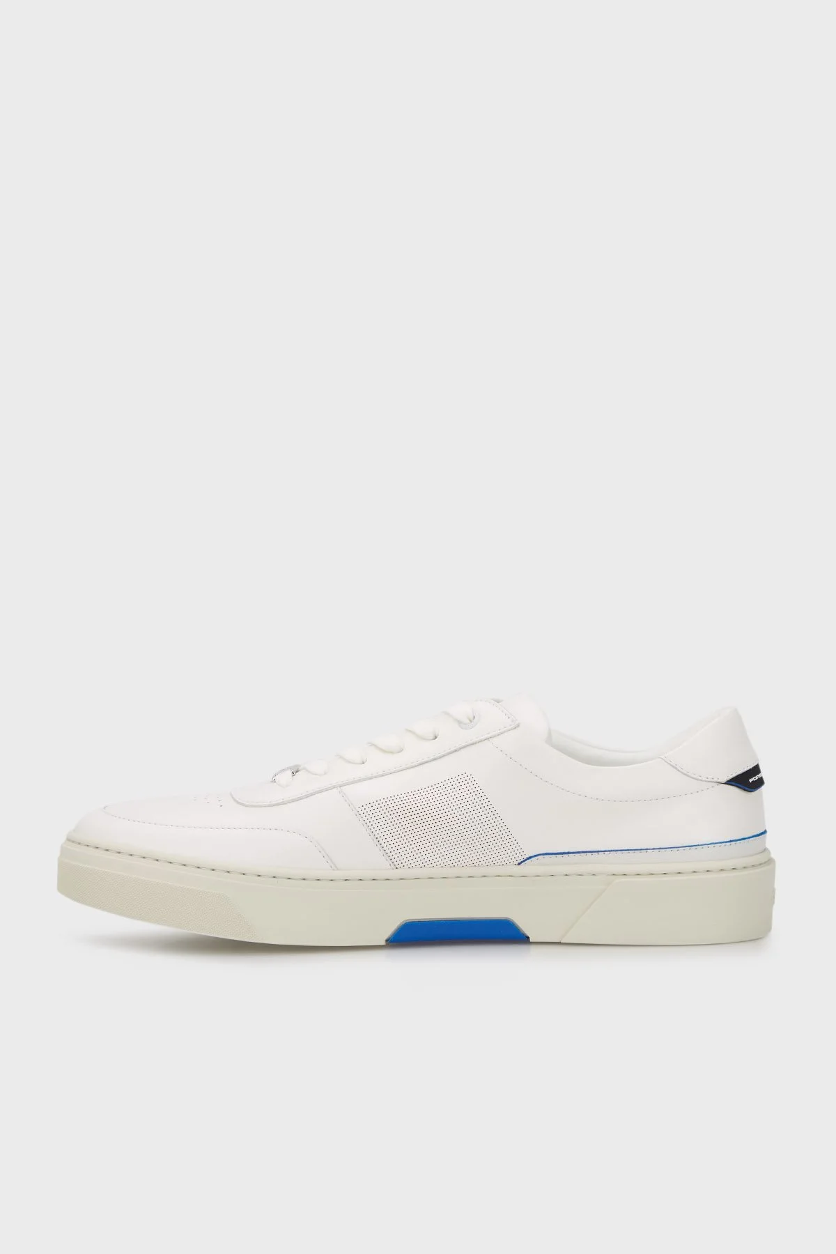 Boss Hakiki Deri Sneaker Erkek Ayakkabı 50492628 112 BEYAZ - 2