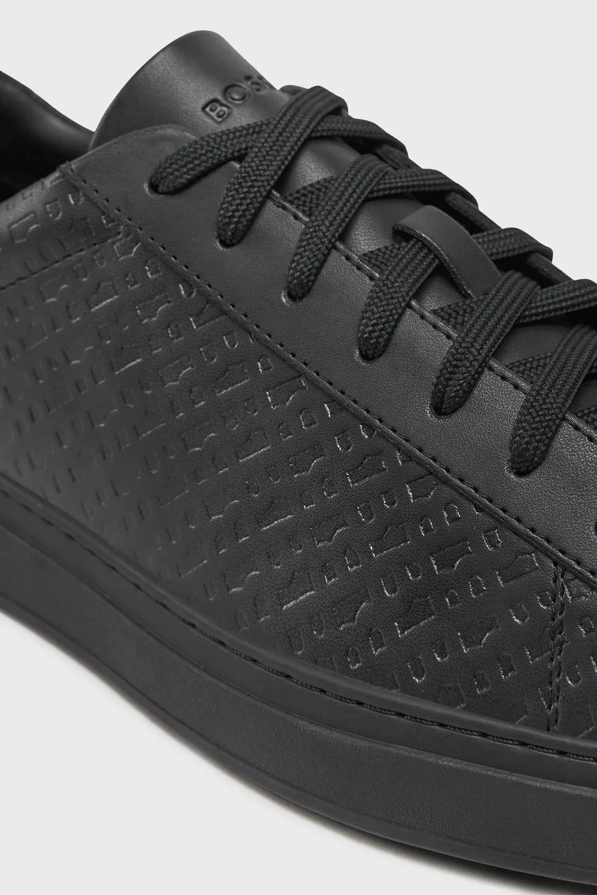 Boss Hakiki Deri Sneaker Erkek Ayakkabı 50536507 005 SİYAH - 6