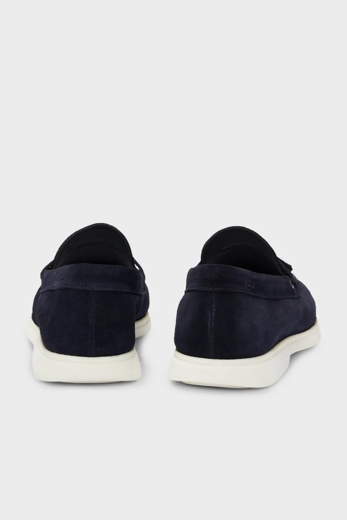 Boss Hakiki Deri Süet Loafer Erkek Ayakkabı 50517133 401 LACİVERT - 10