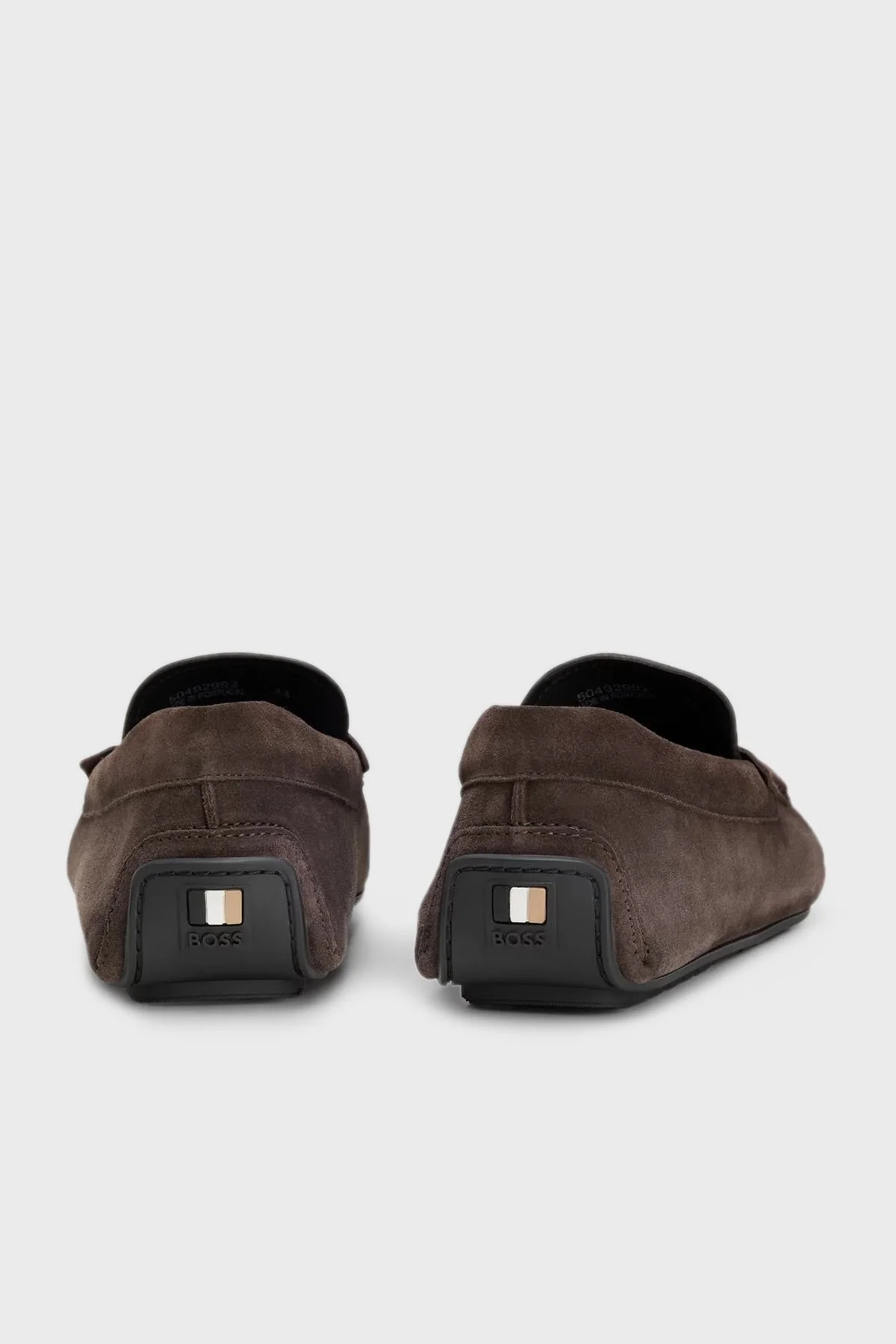 Boss Hakiki Deri Süet Makosen Erkek Ayakkabı 50492992 201 KAHVE - 5