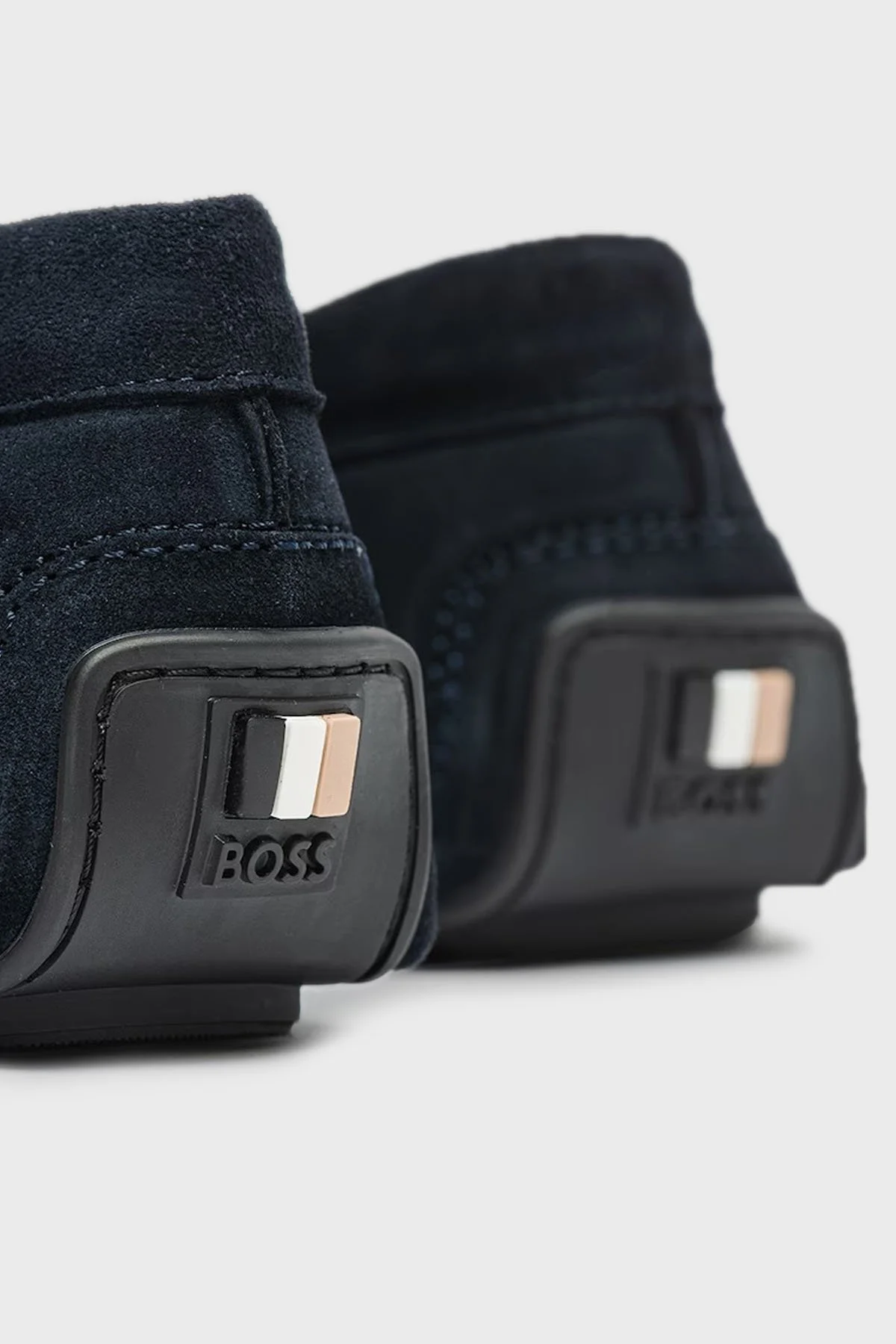 Boss Hakiki Deri Süet Makosen Erkek Ayakkabı 50492992 401 LACİVERT - 6