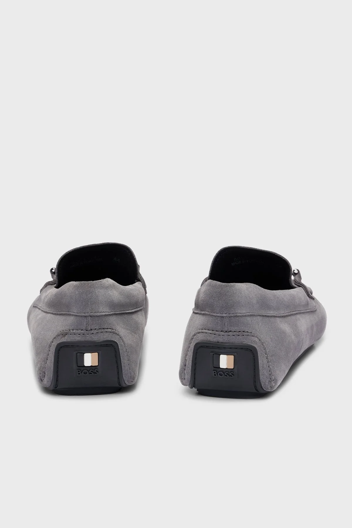 Boss Hakiki Deri Süet Makosen Erkek Ayakkabı 50517141 035 GRİ - 4