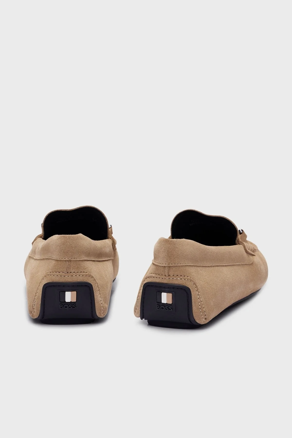 Boss Hakiki Deri Süet Makosen Erkek Ayakkabı 50517141 255 BEJ - 5