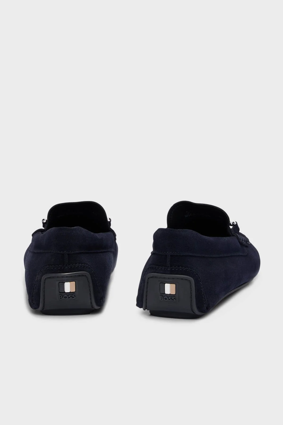 Boss Hakiki Deri Süet Makosen Erkek Ayakkabı 50517141 401 LACİVERT - 5