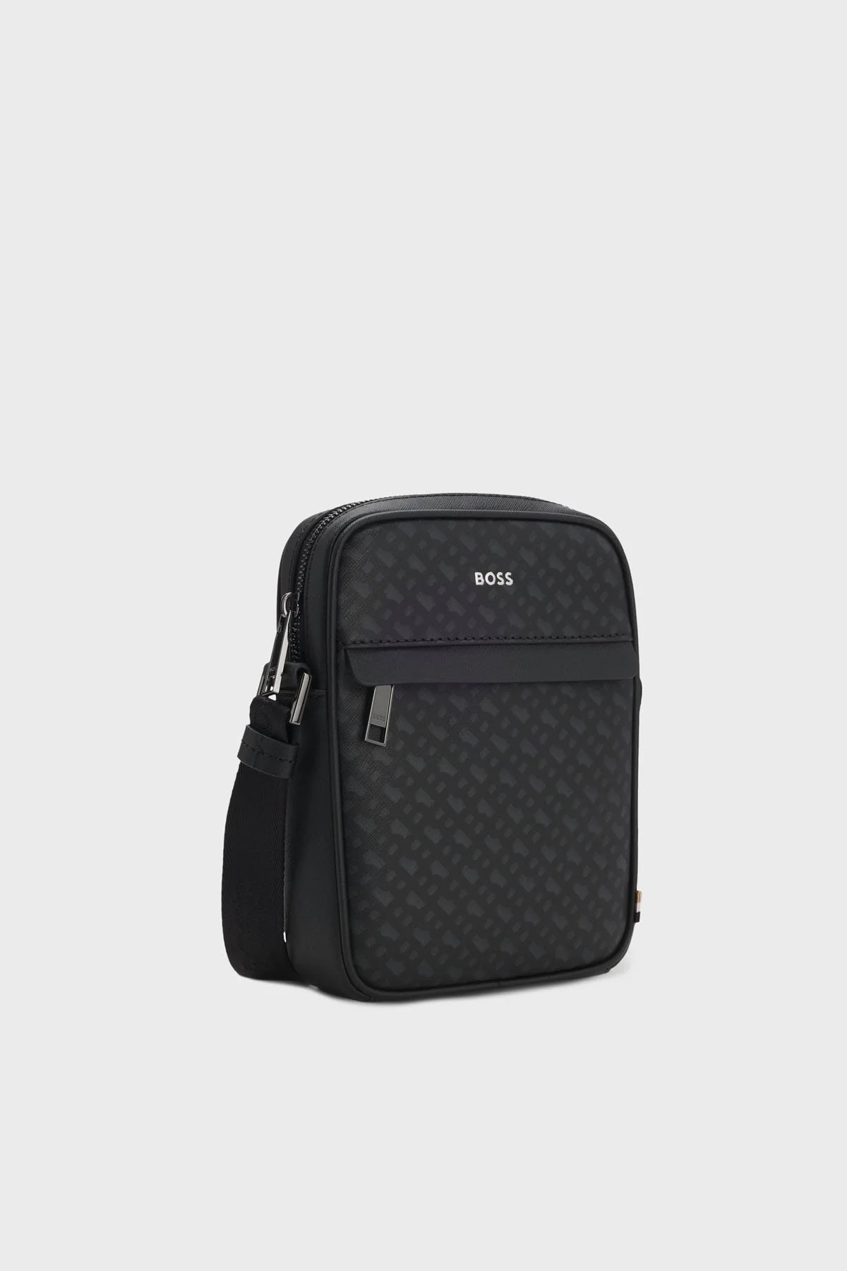Boss Jakarlı Logo Baskılı Ayarlanabilir Askılı Erkek Çanta 50552589 003 SİYAH - 3