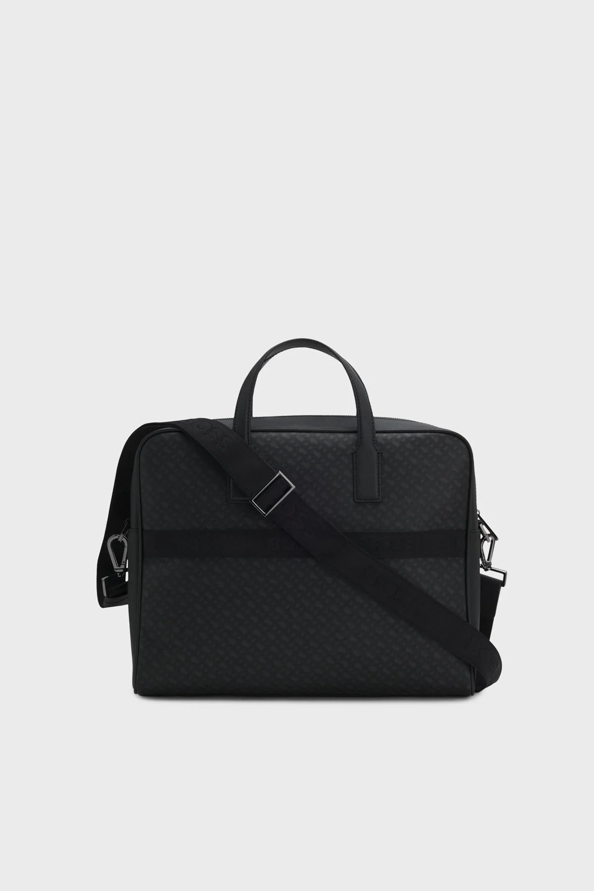 Boss Jakarlı Logo Baskılı Çıkarılabilir Askılı Erkek Çanta 50552587 003 SİYAH - 2