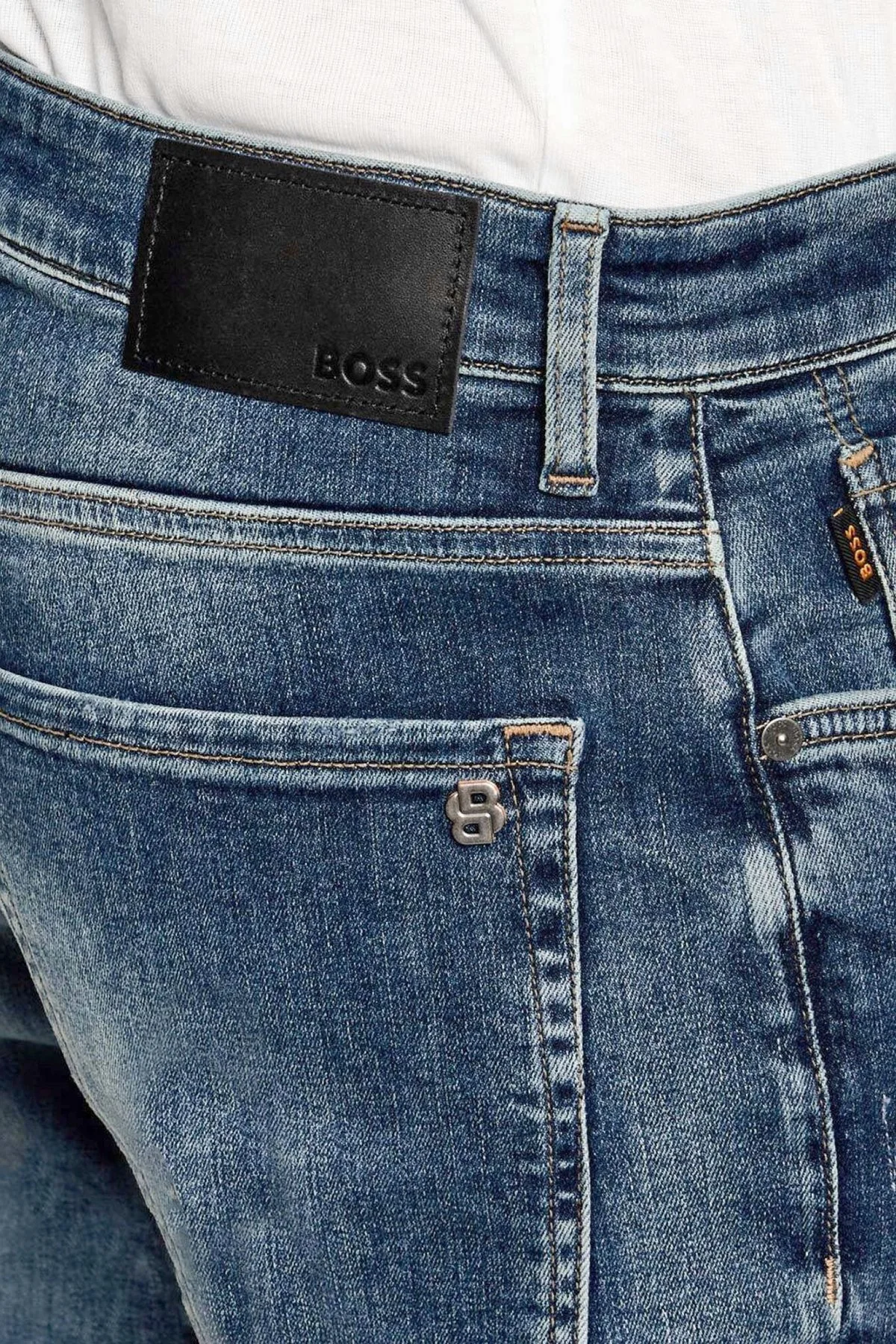 Boss Jeans Erkek Kot Pantolon 50570878 431 Lacivert - 4