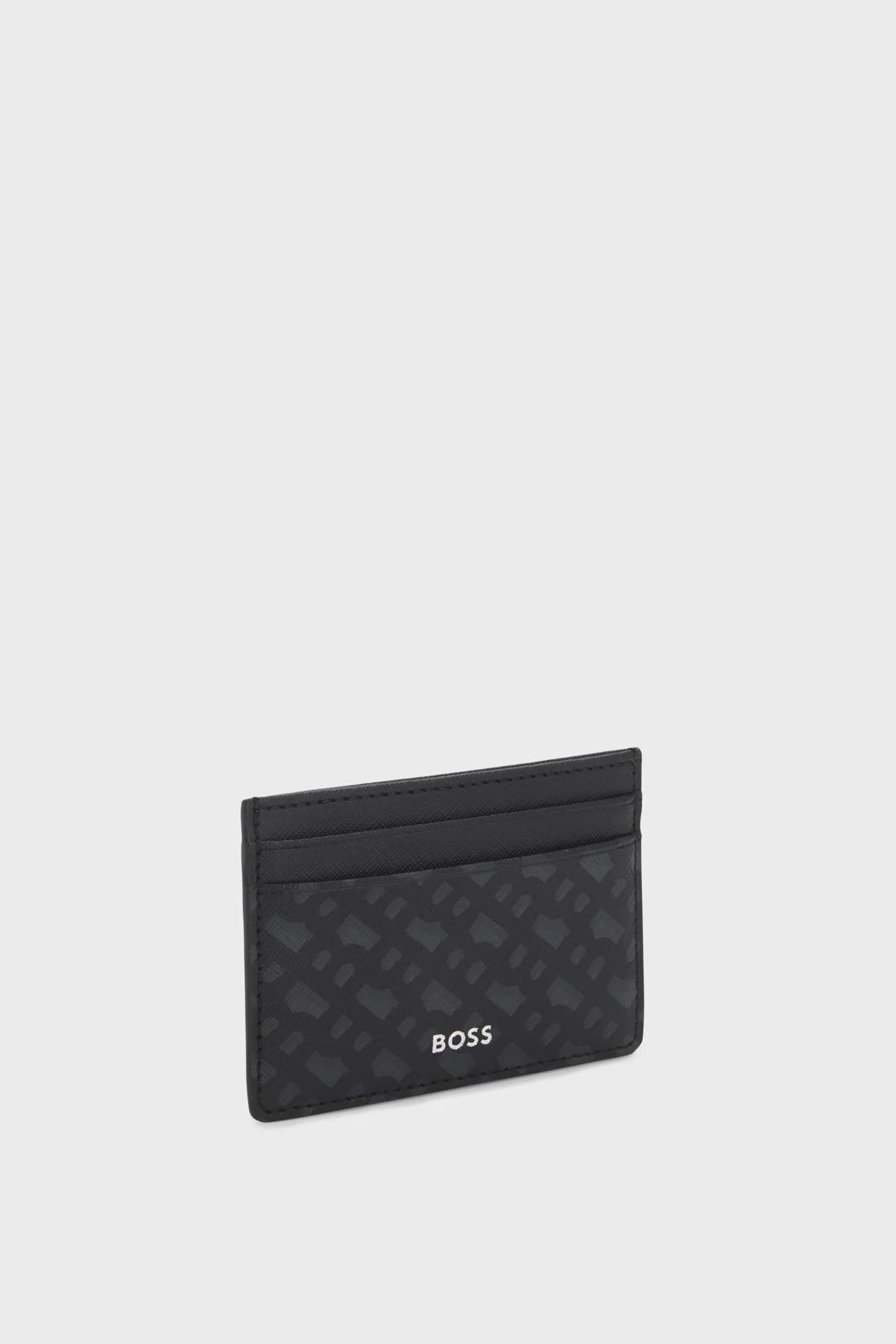 Boss Kabartma Logolu Deri Erkek Kartlık 50552845 003 SİYAH - 4