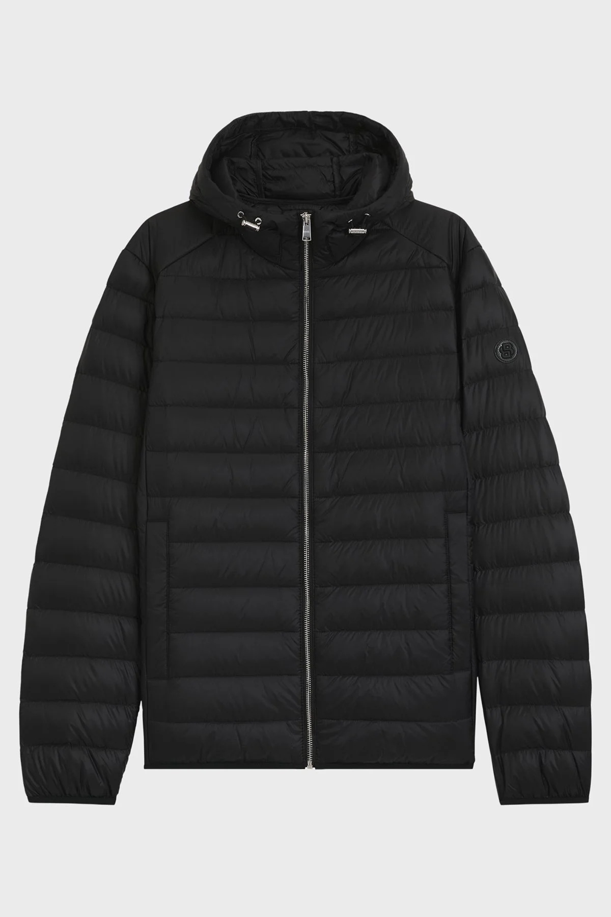 Boss Kapitoneli Kuş Tüyü Dolgulu Regular Fit Çıkarılabilir Kapüşonlu Şişme Erkek Mont 50540450 001 SİYAH - 6