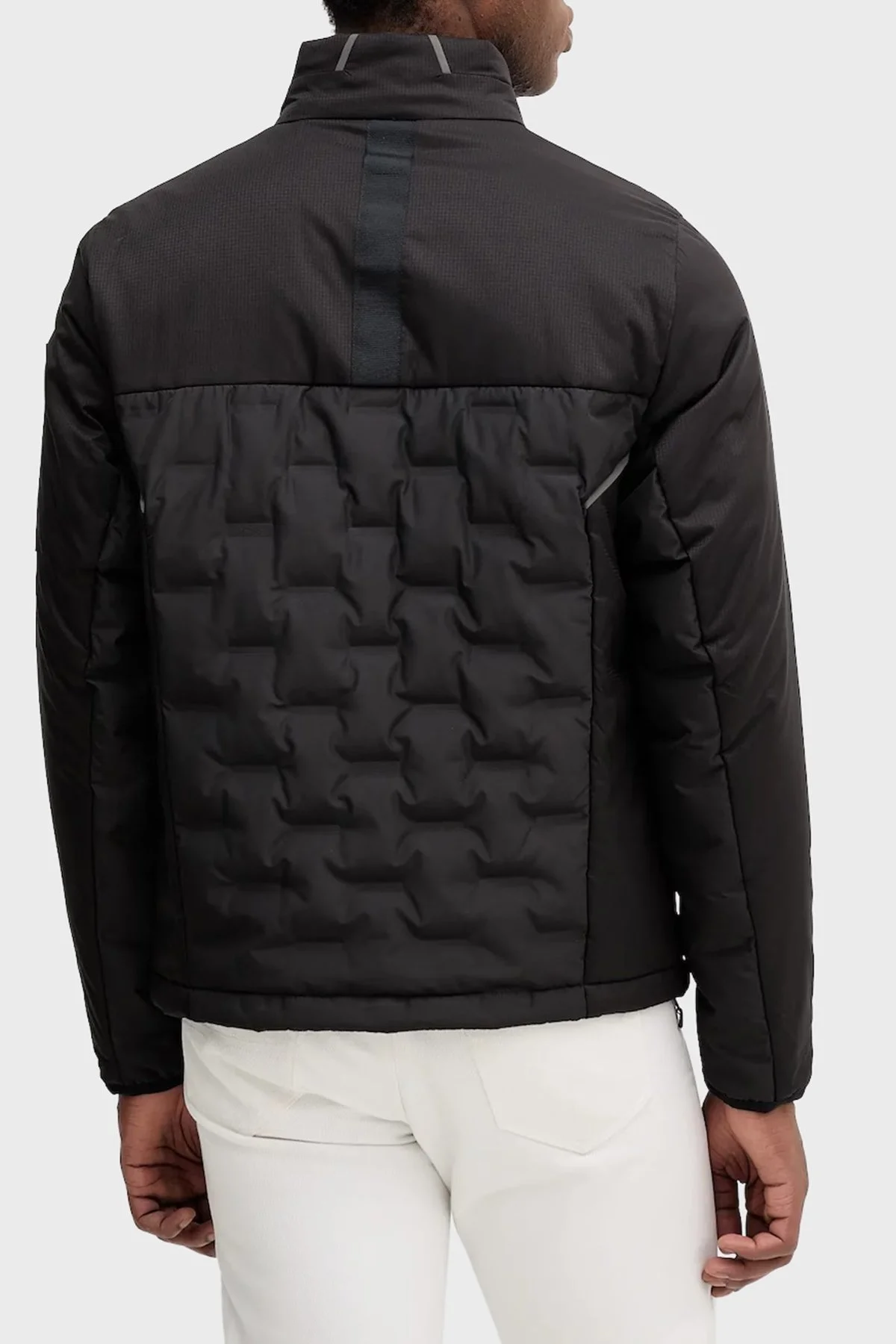 Boss Kapitoneli Kuş Tüyü Dolgulu Regular Fit Dik Yaka Şişme Erkek Mont 50541054 001 SİYAH - 2