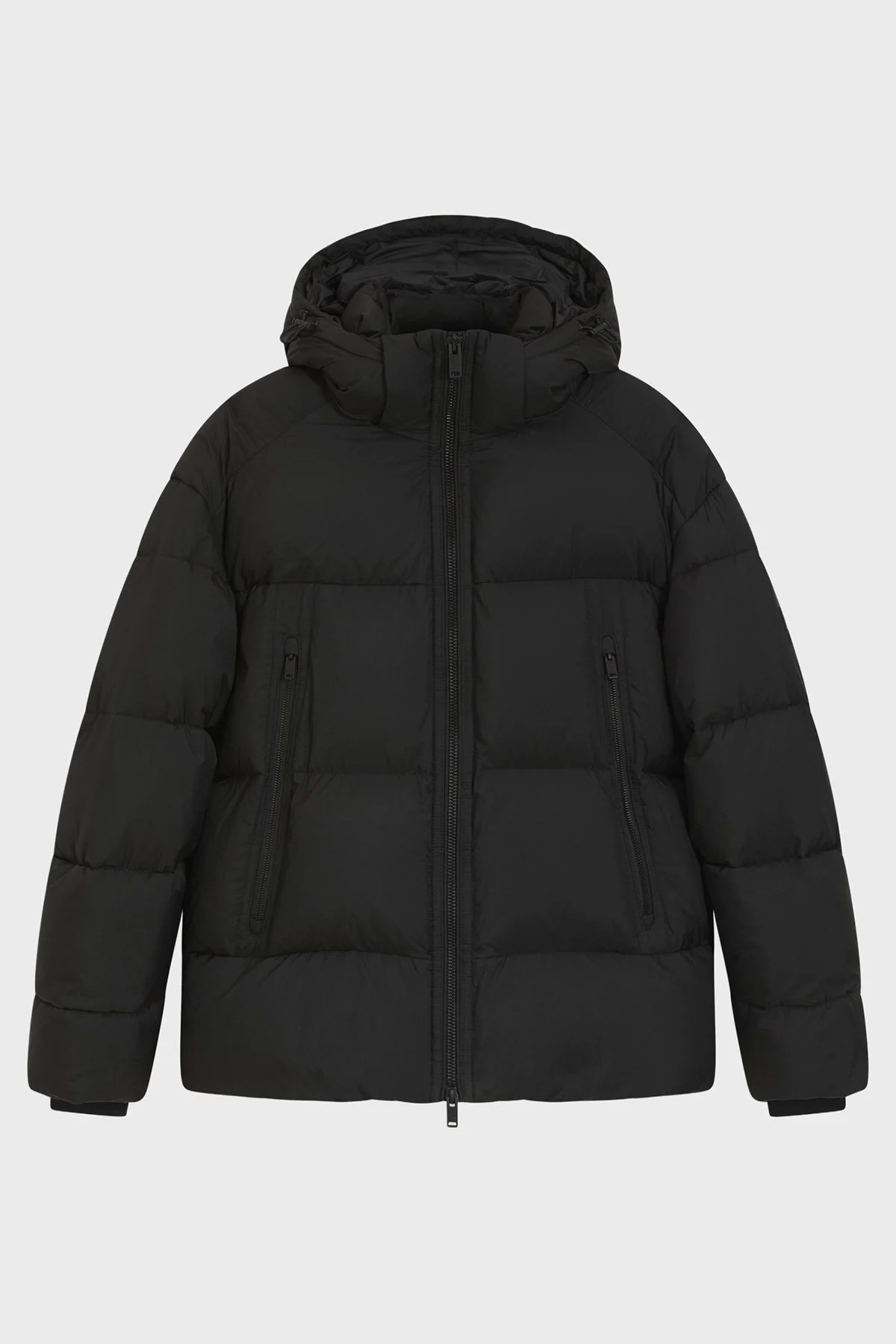 Boss Kapitoneli Oversize Fit Çıkarılabilir Kapüşonlu Şişme Erkek Mont 50543618 001 SİYAH - 6