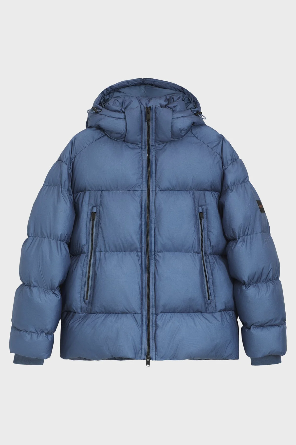 Boss Kapitoneli Oversize Fit Çıkarılabilir Kapüşonlu Şişme Erkek Mont 50543618 495 MAVİ - 6