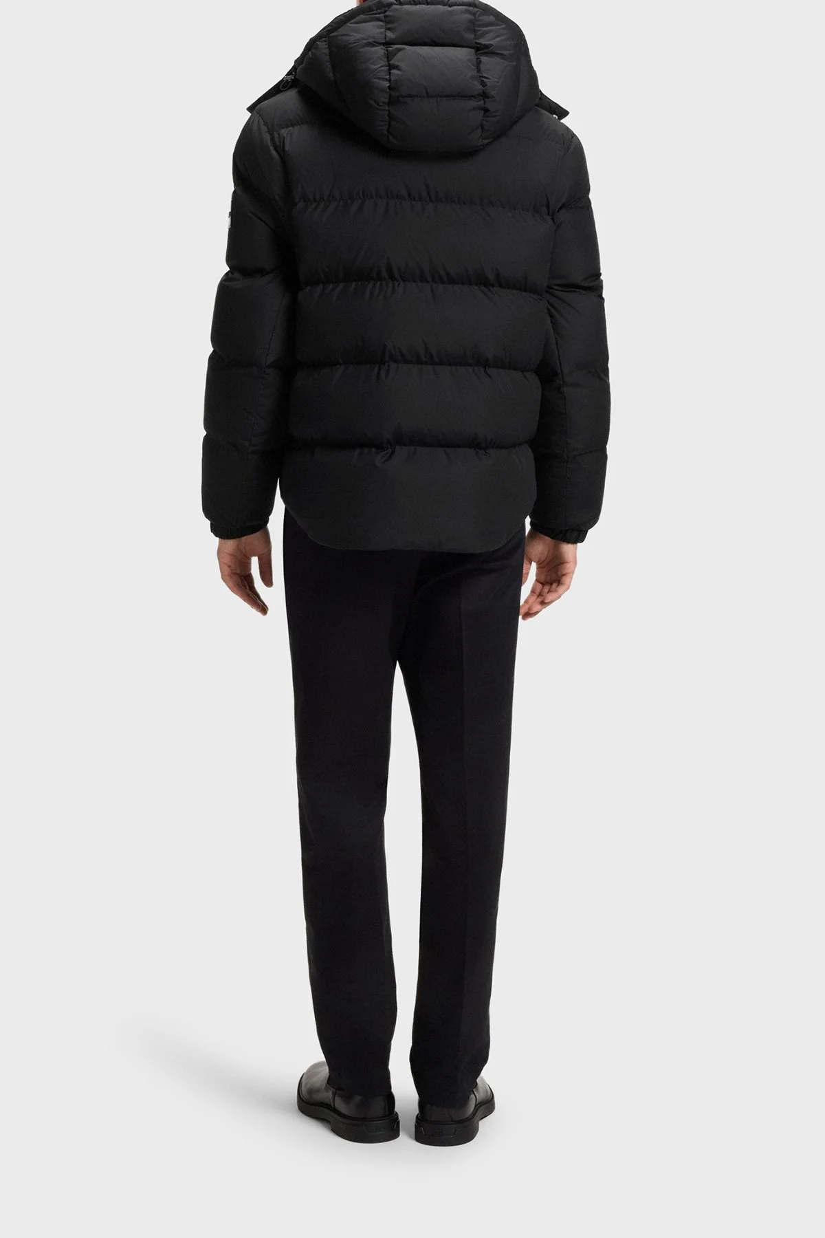 Boss Kapitoneli Regular Fit Çıkarılabilir Kapüşonlu Şişme Erkek Mont 50551599 001 SİYAH - 3